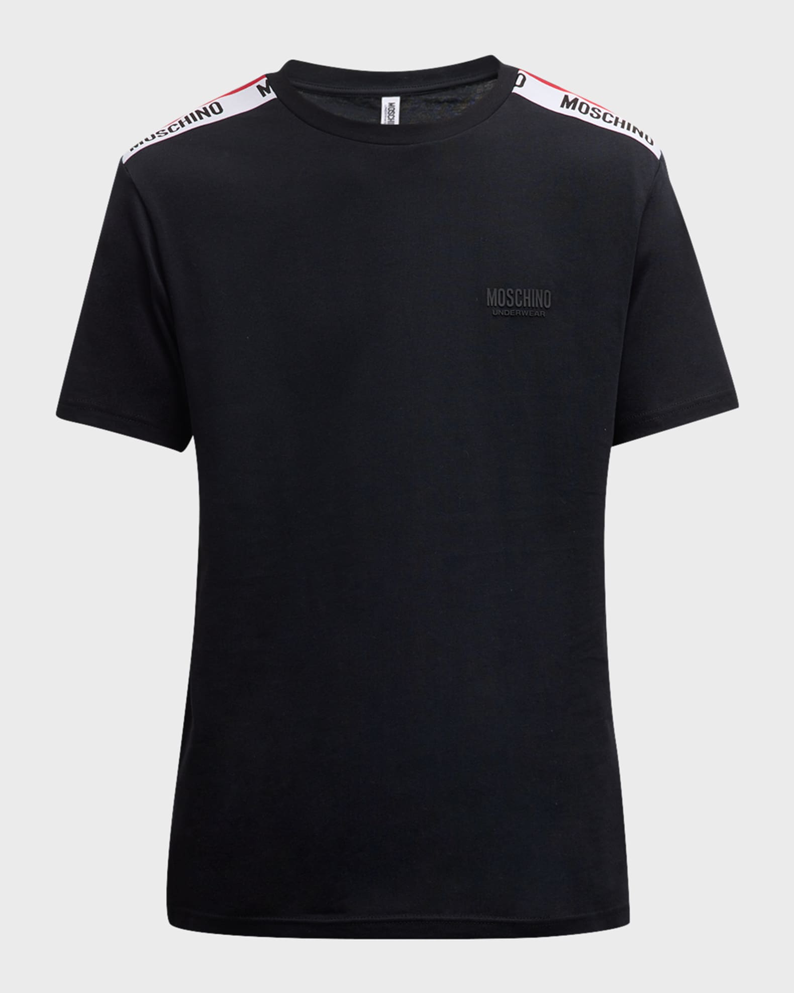 Moschino Men's T-Shirt with Logo Taping | Neiman Marcus