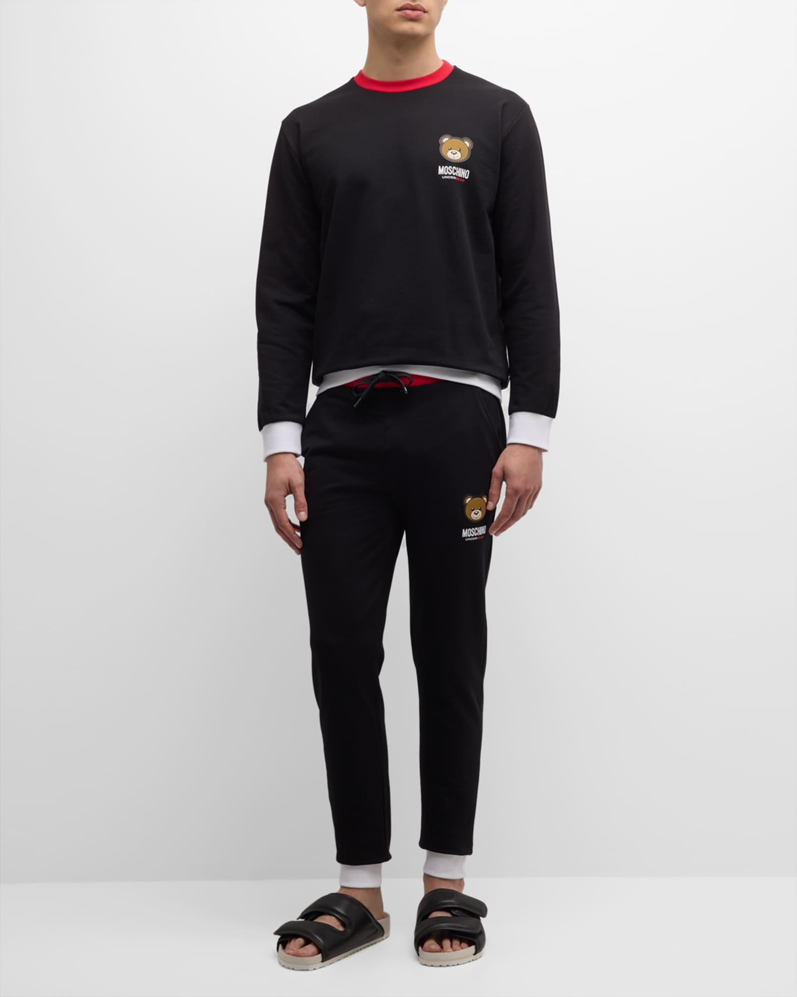 Moschino Men s Tricolor Underbear Sweatshirt Neiman Marcus