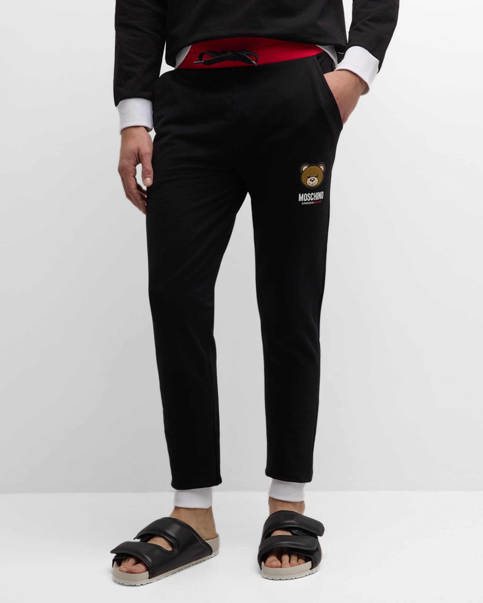 Ensemble Sweat Et Jogger Moschino Underbear – Noir – Taille S – Neuf Avec étiquettes