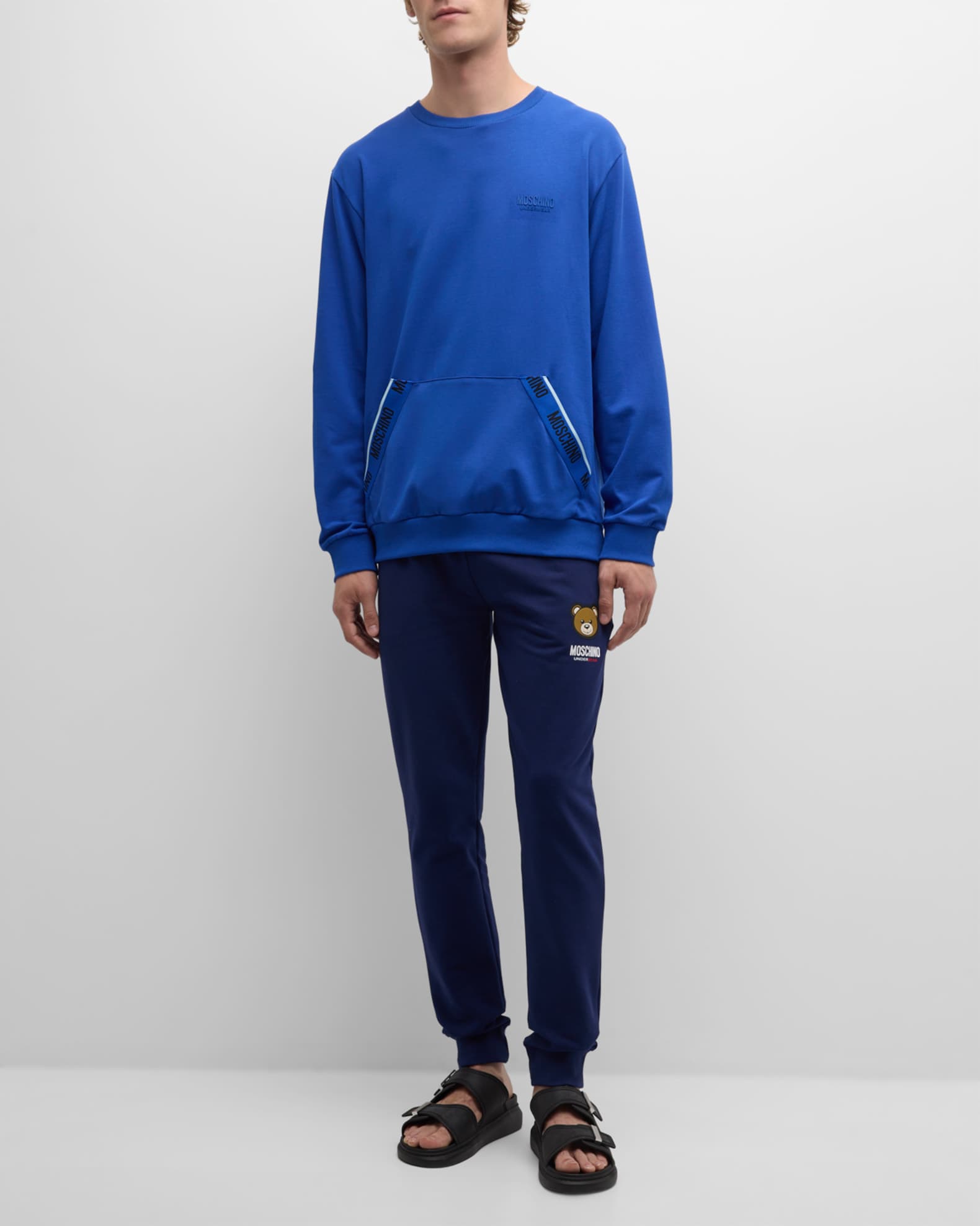 Men's Sweatshirt with Logo Taping 1
