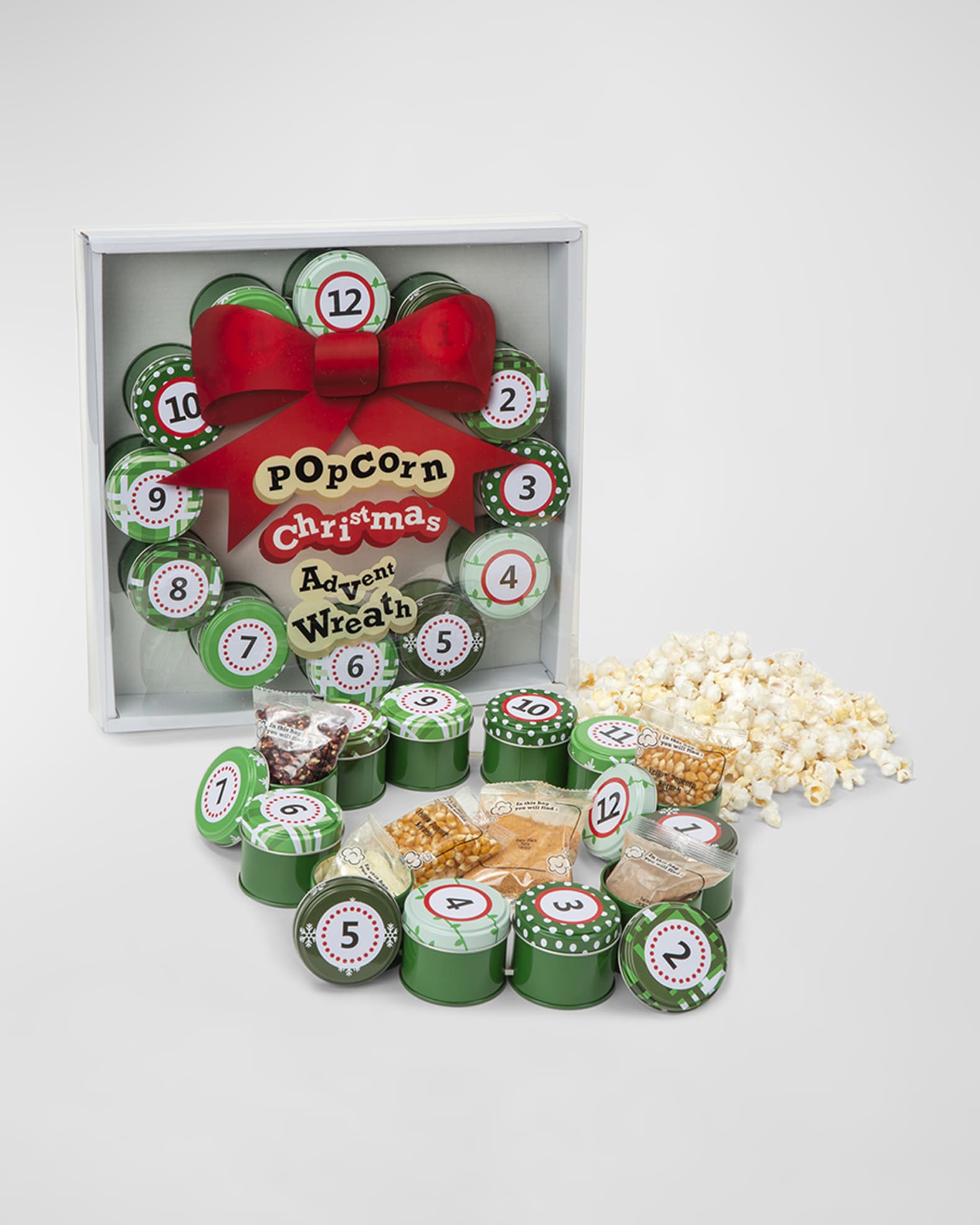 Wabash Valley Farms Popcorn Christmas Advent Wreath Neiman Marcus