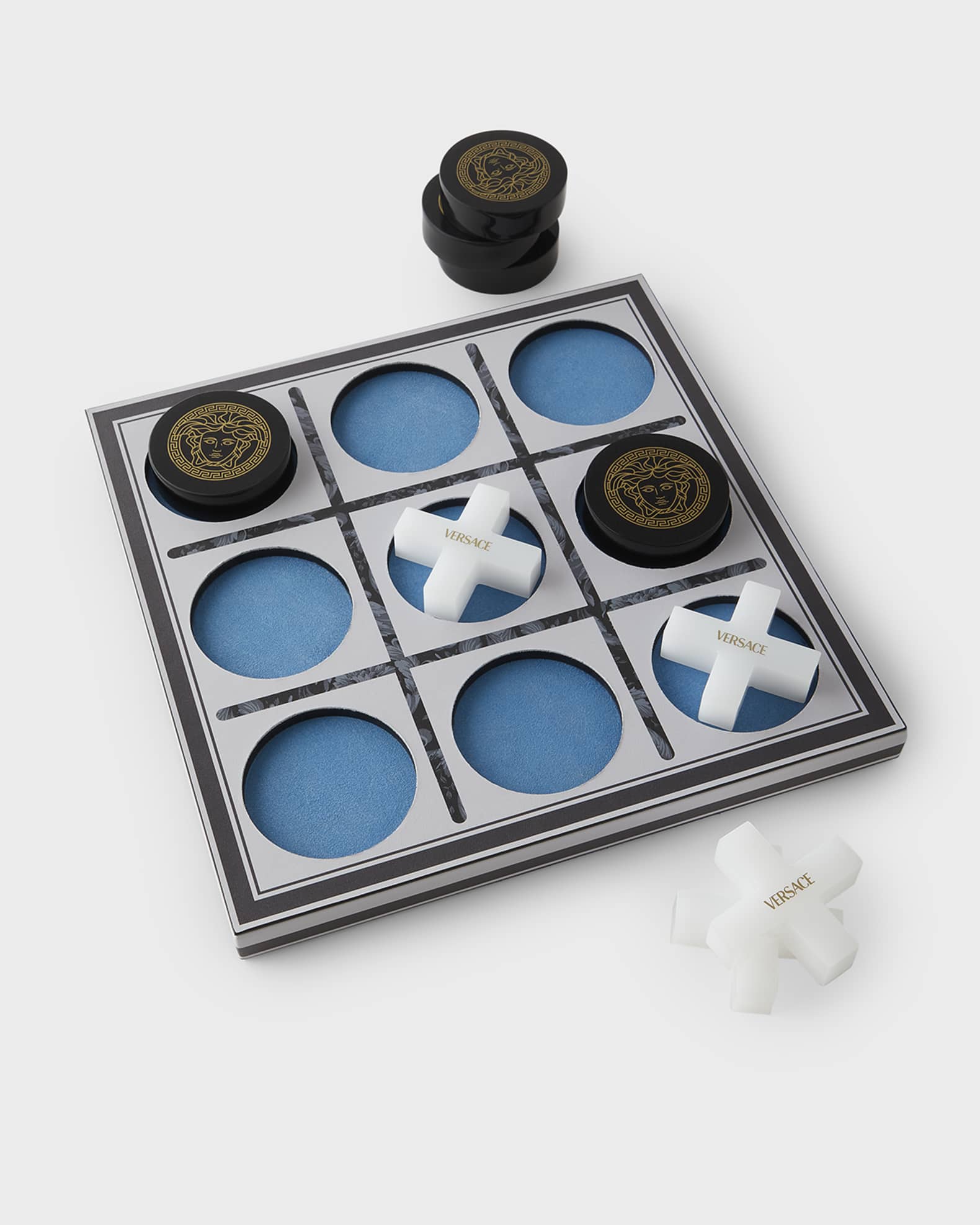 Versace Home Collection Project Barocco Tic-Tac-Toe Set | Neiman