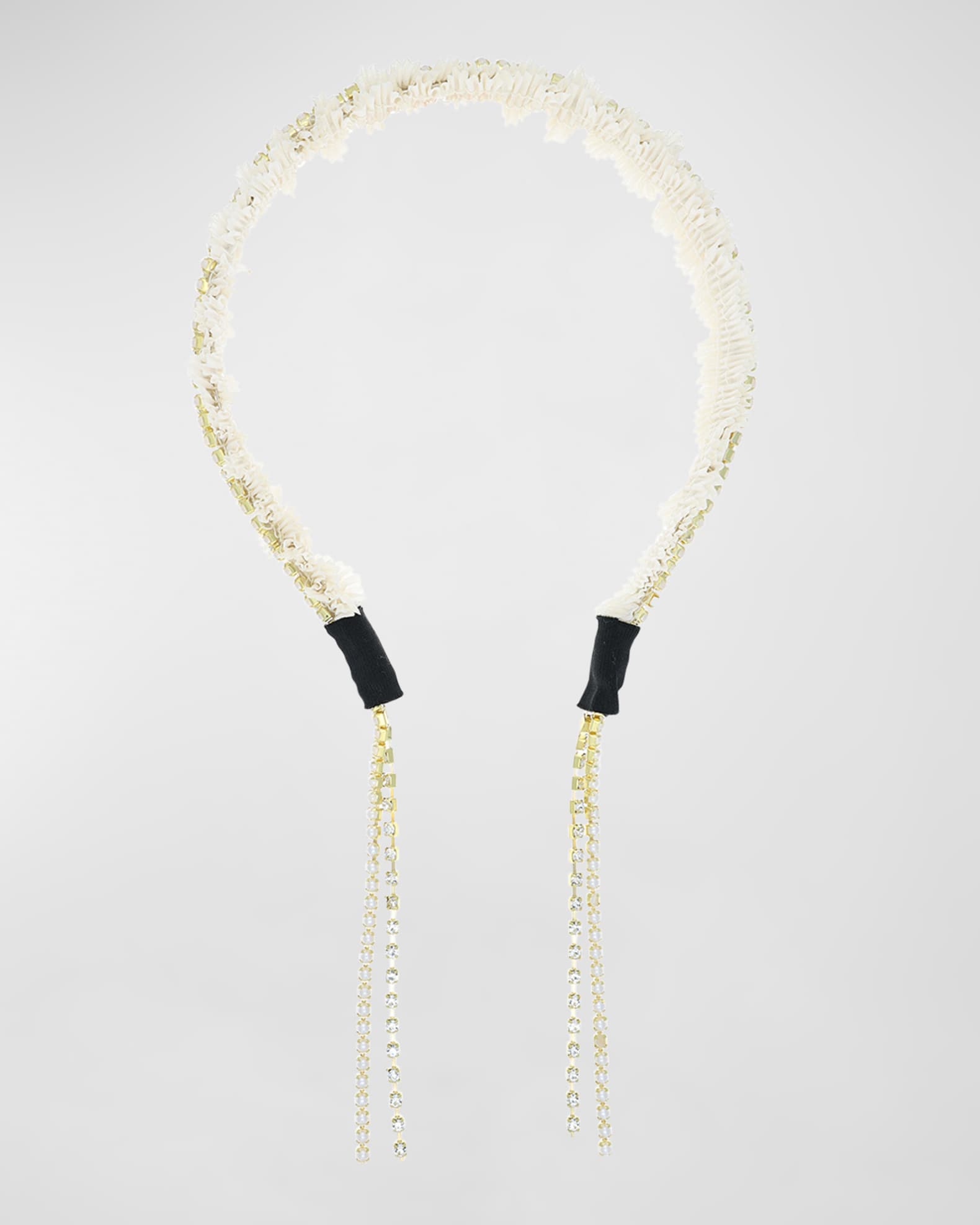 Anthea Embellished Tulle Headband  0