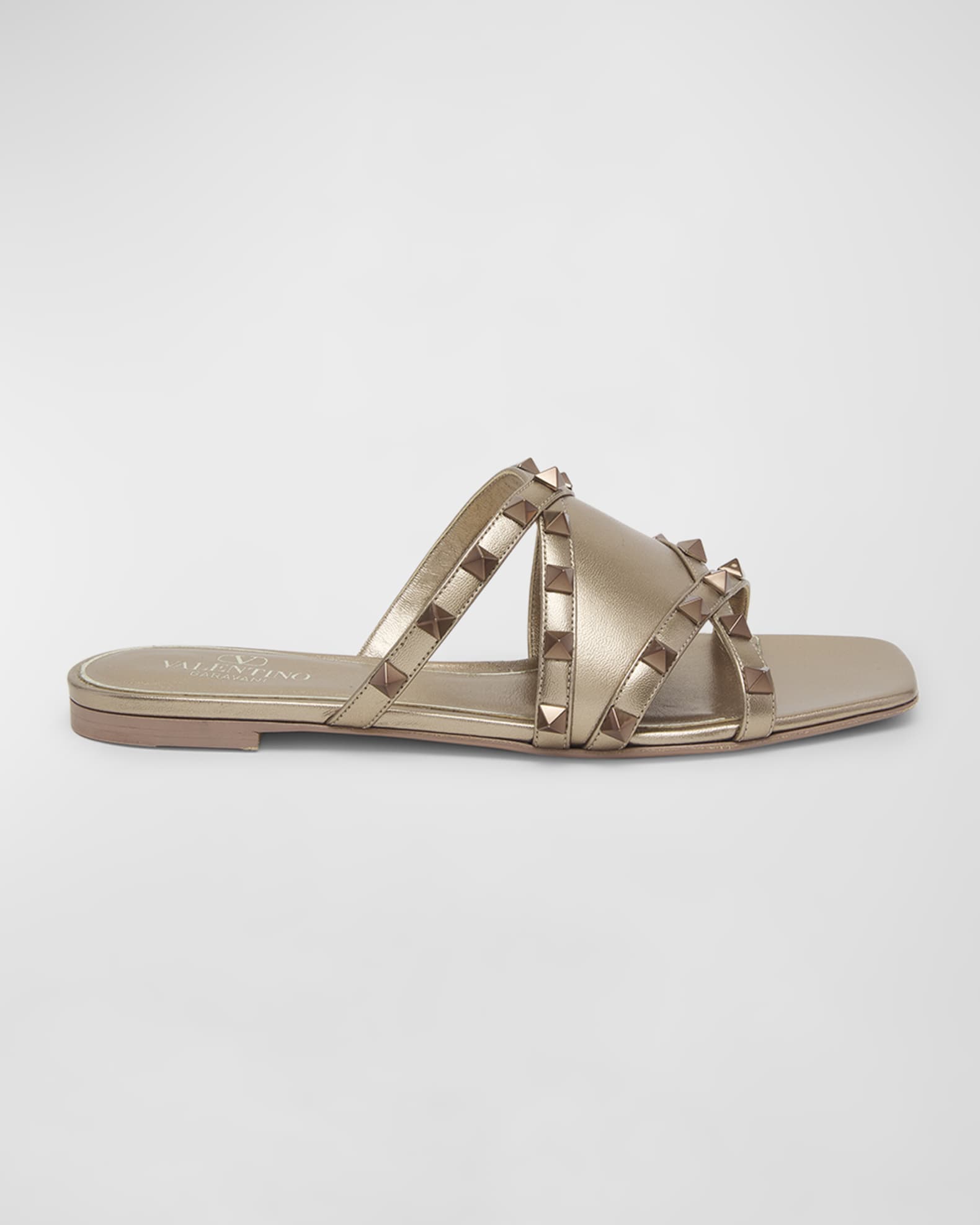 Valentino Garavani White Rockstud Sandals