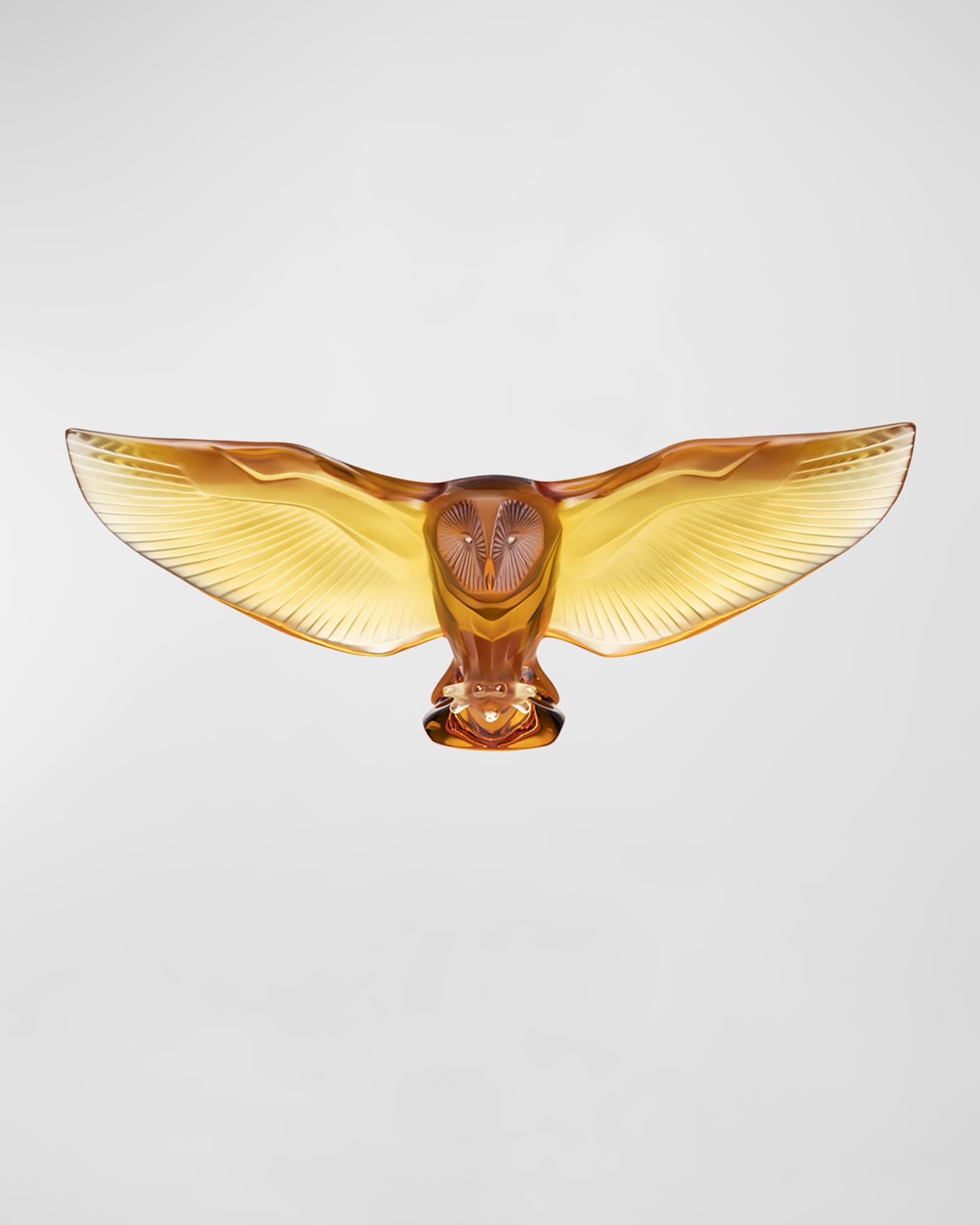 Barn Owl Sculpture, Amber 0