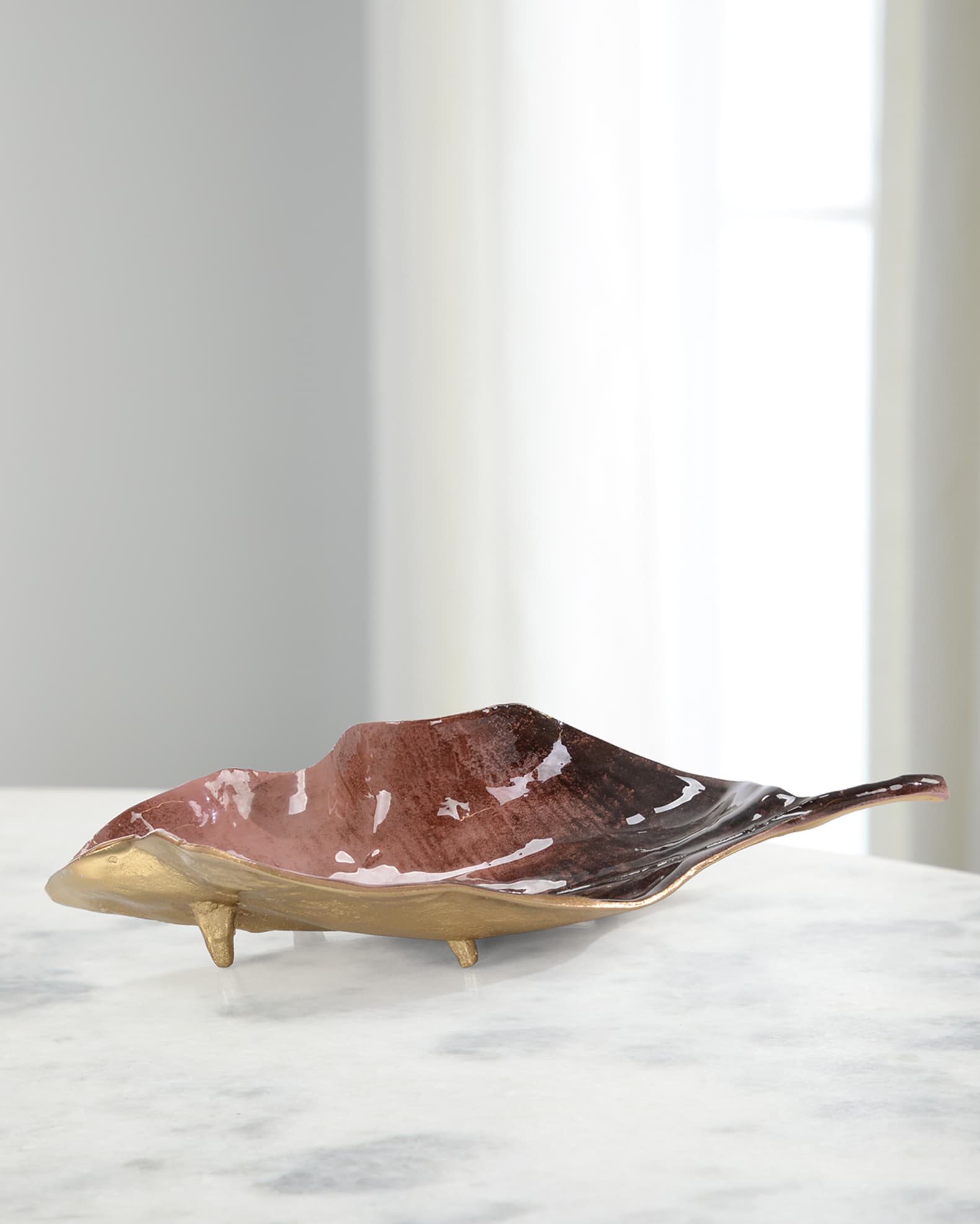 John-Richard Collection Standing Leaf Bowl