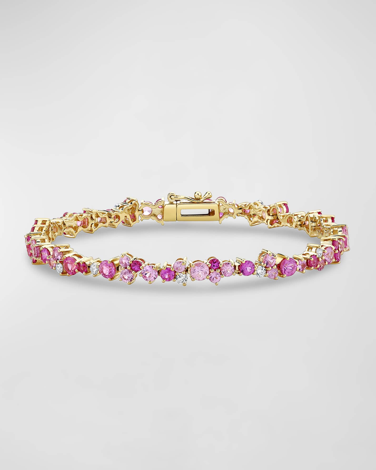 diamond and pink sapphire