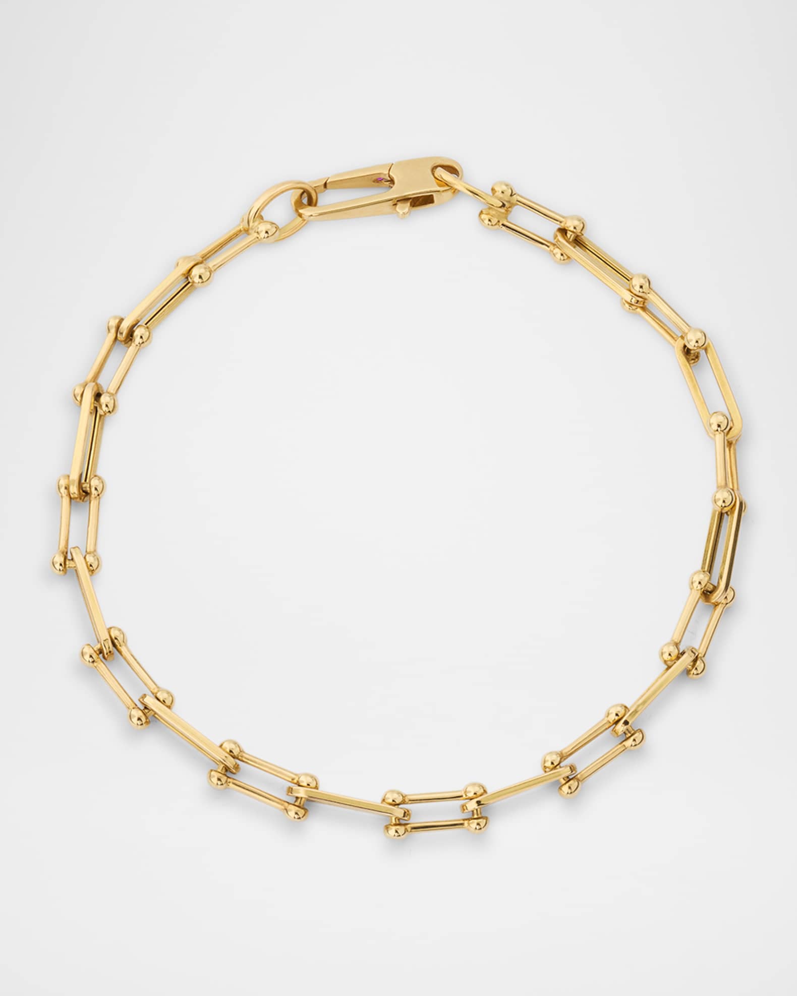 18K Yellow Gold Chain Bracelet 0