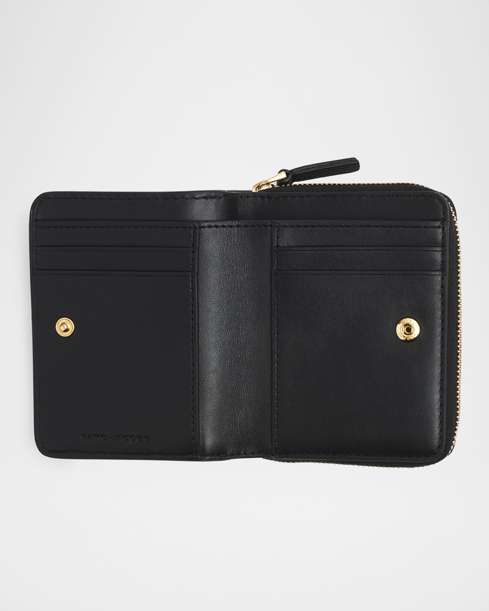 Marc Jacobs The Leather Mini Compact Wallet Neiman Marcus