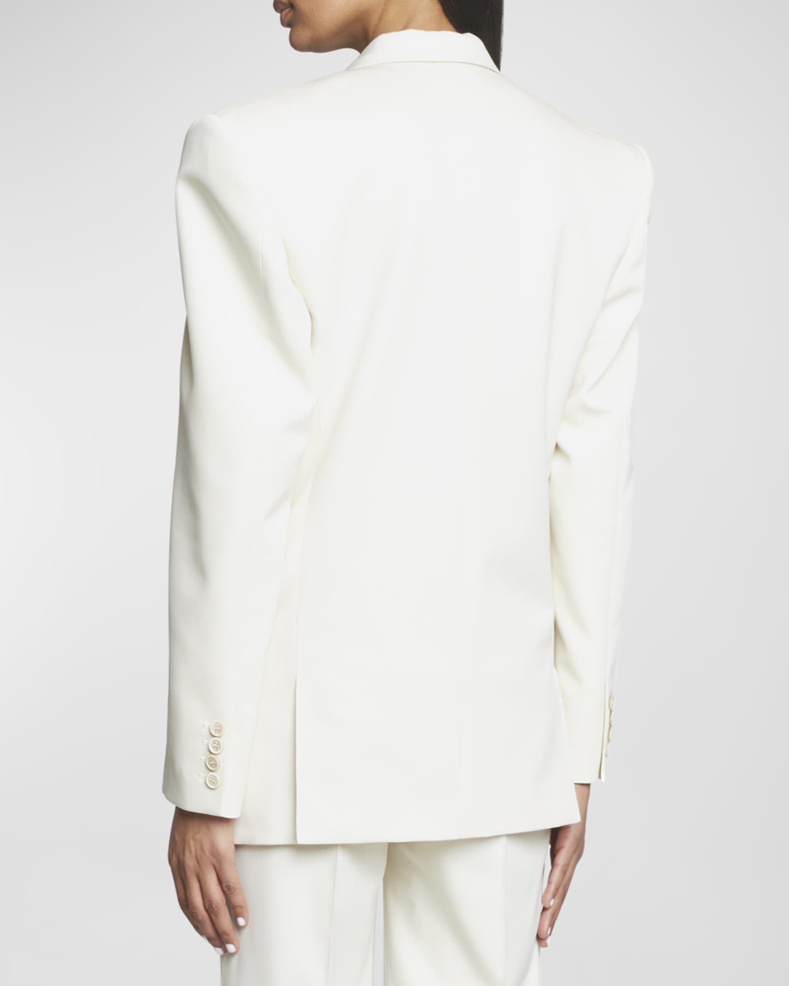 Saint Laurent オーバーサイズジャケット Lainage Fluide Saint Laurent《オーバーサイズジャケット》ストライプ 直営店