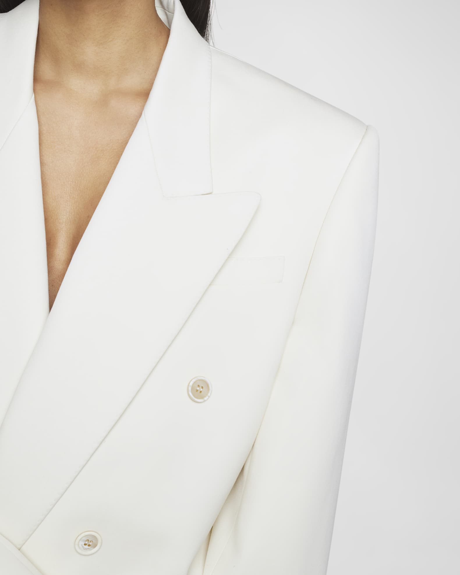 ジャケット SAINT LAURENT Black Creme Blazer Saint Laurent Black Creme Blazer Saint Laurent