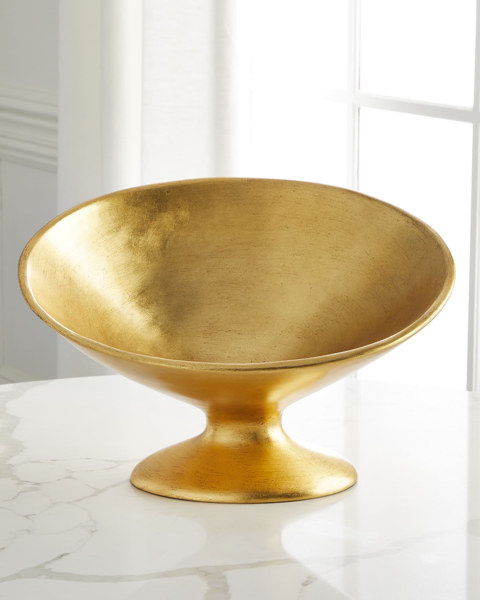 Emelia Oval Gesso Display Bowl  1