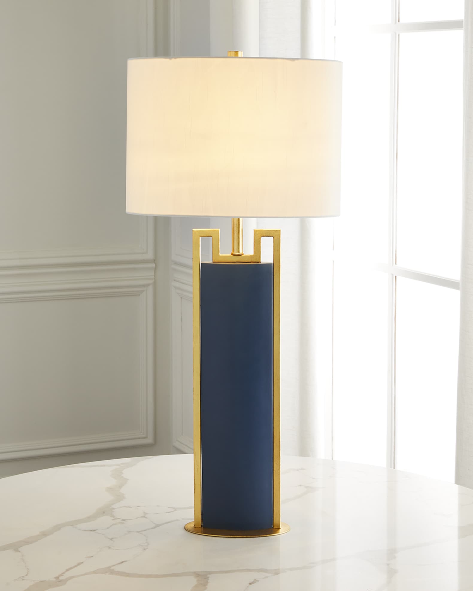 Gold navy table lamp hotsell