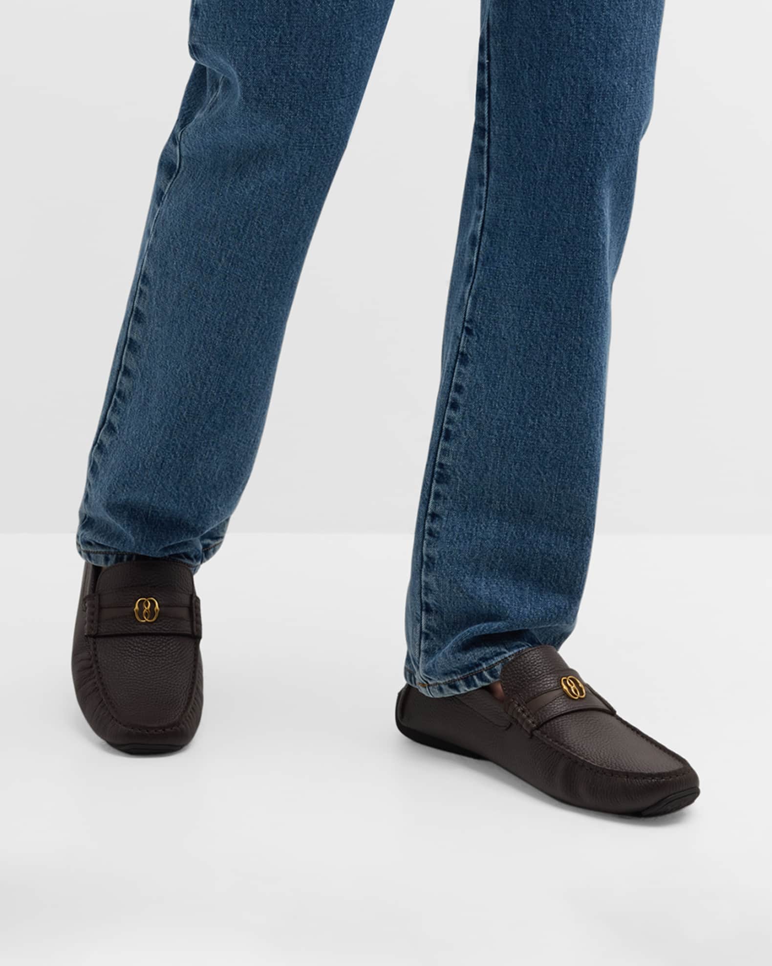 Men's Paklys Moc Toe Leather Drivers 1