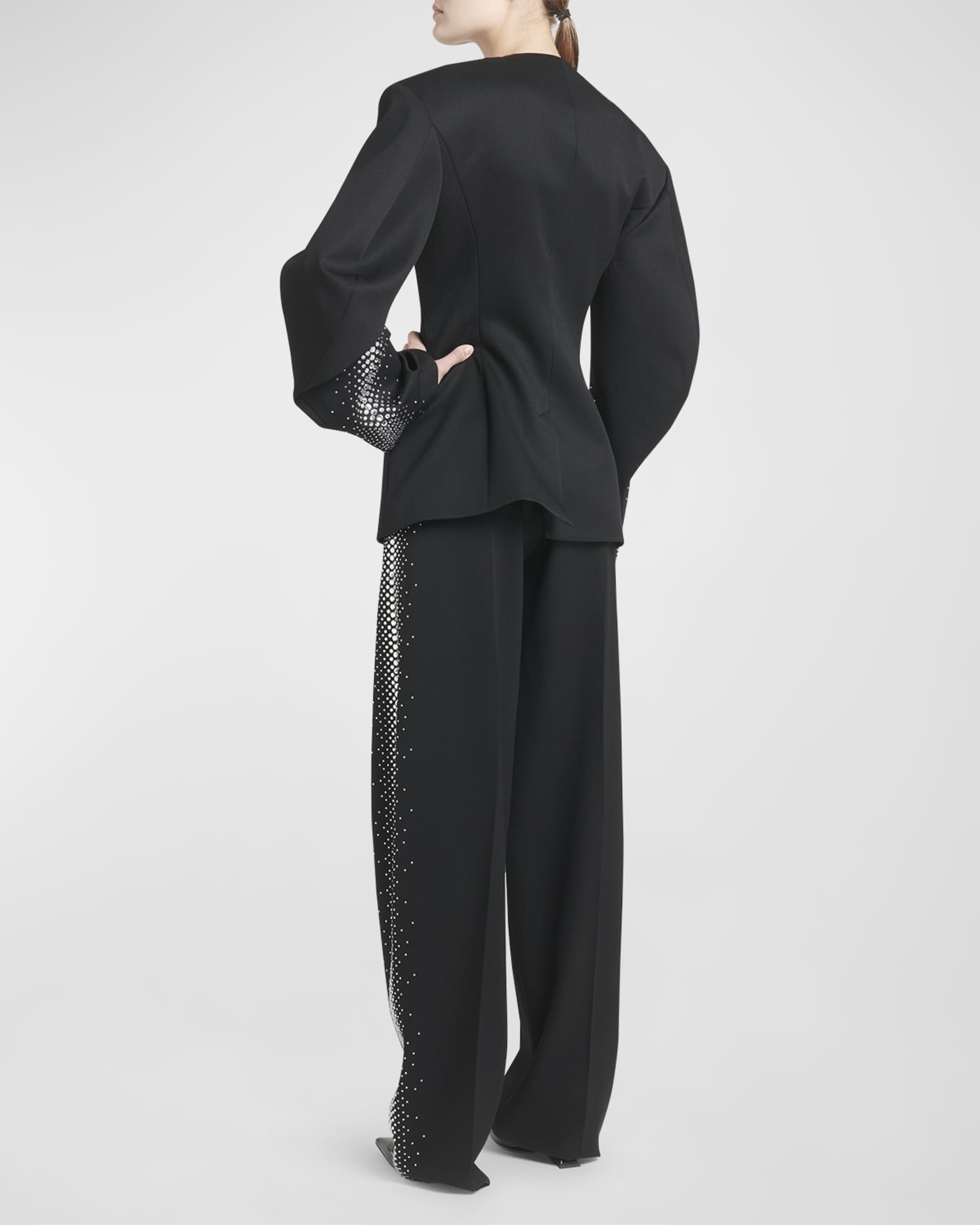 Strass Embellished Suit | Neiman Marcus