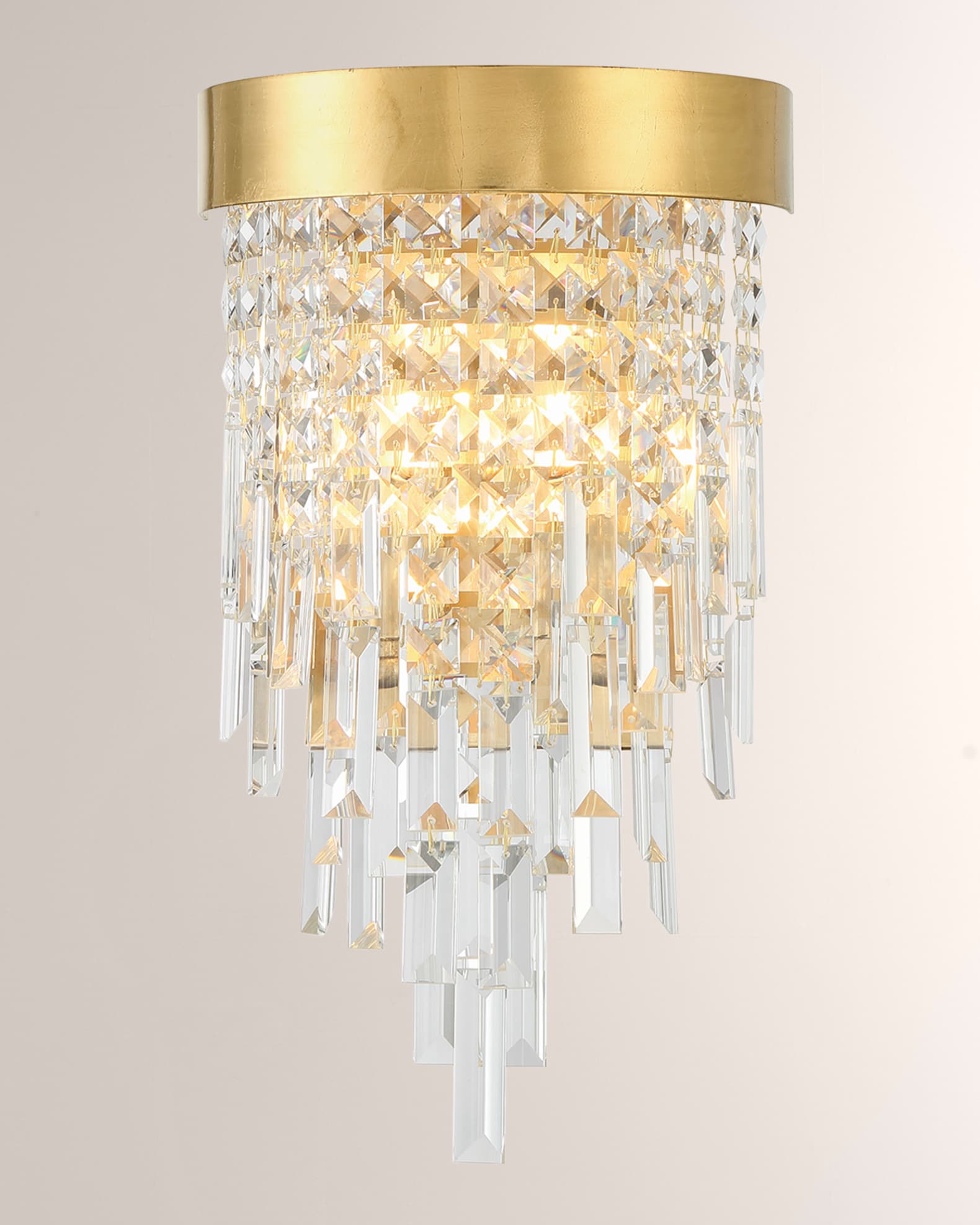 Winfield 2-Light Antiqued Gold Wall Mount 0