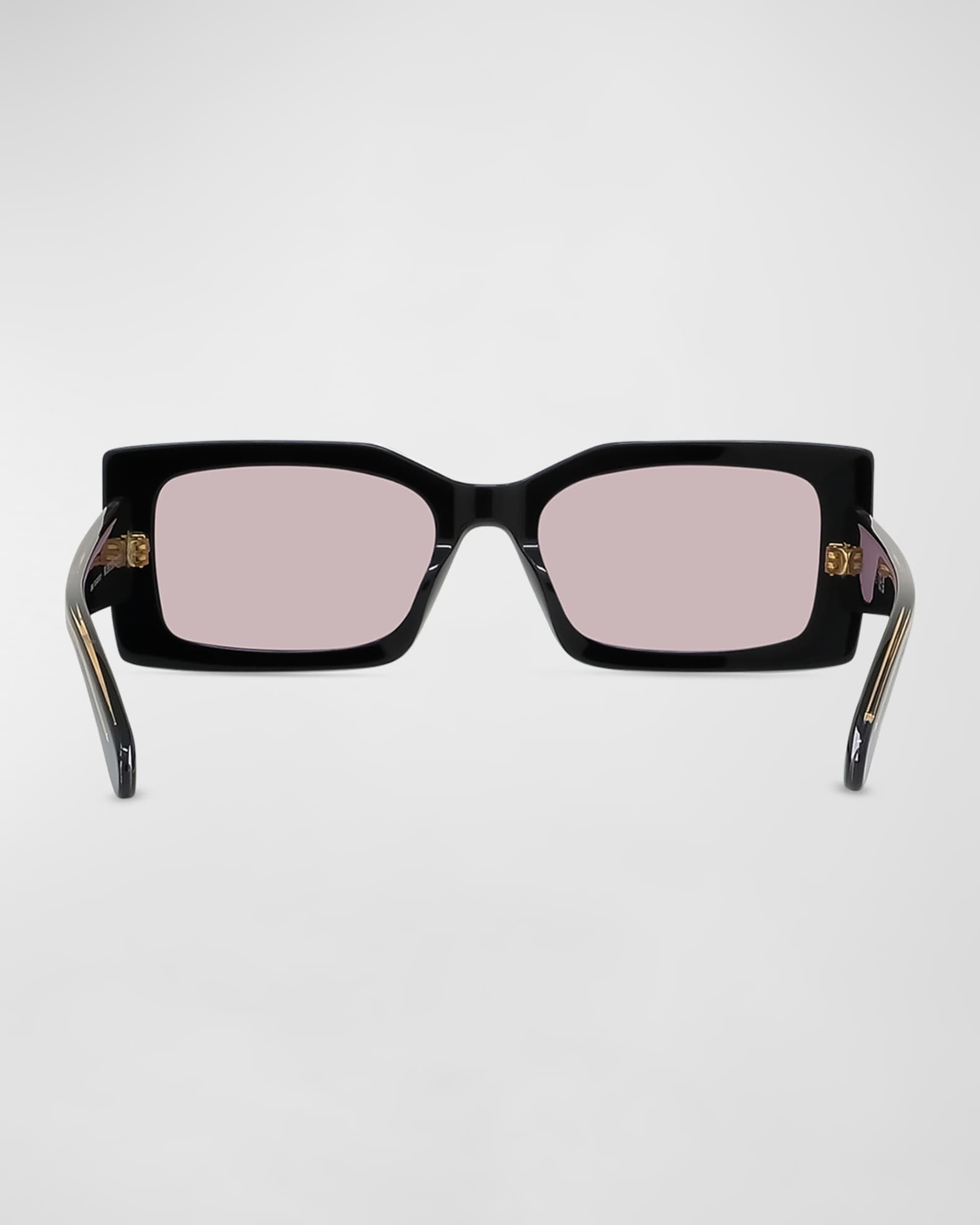Stella McCartney Acetate Rectangle Sunglasses | Neiman Marcus