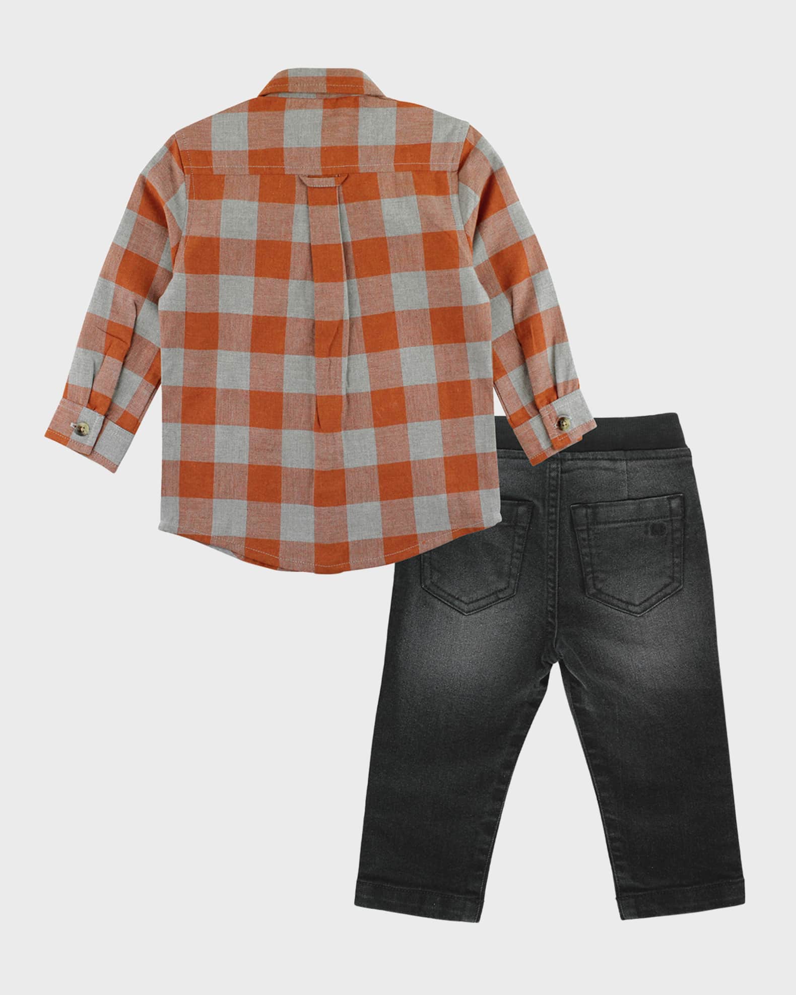 Boys burnt orange shirt deals