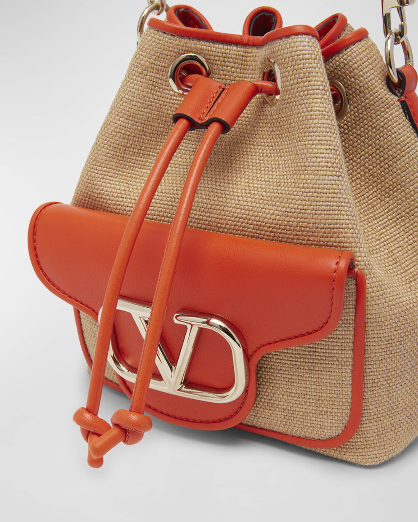 Valentino red bucket bag 2025