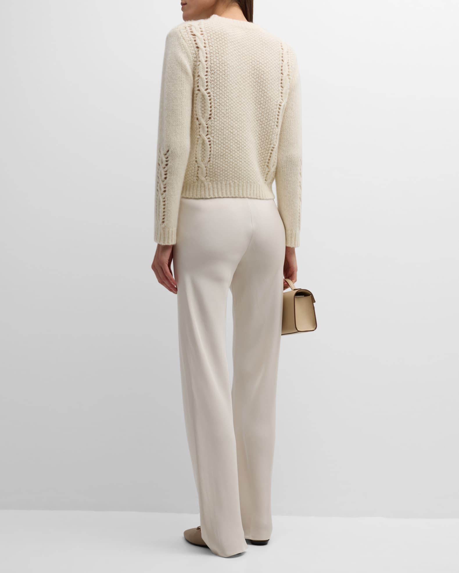 TSE Cashmere Cashmere Cable-Knit Button-Down Cardigan | Neiman Marcus