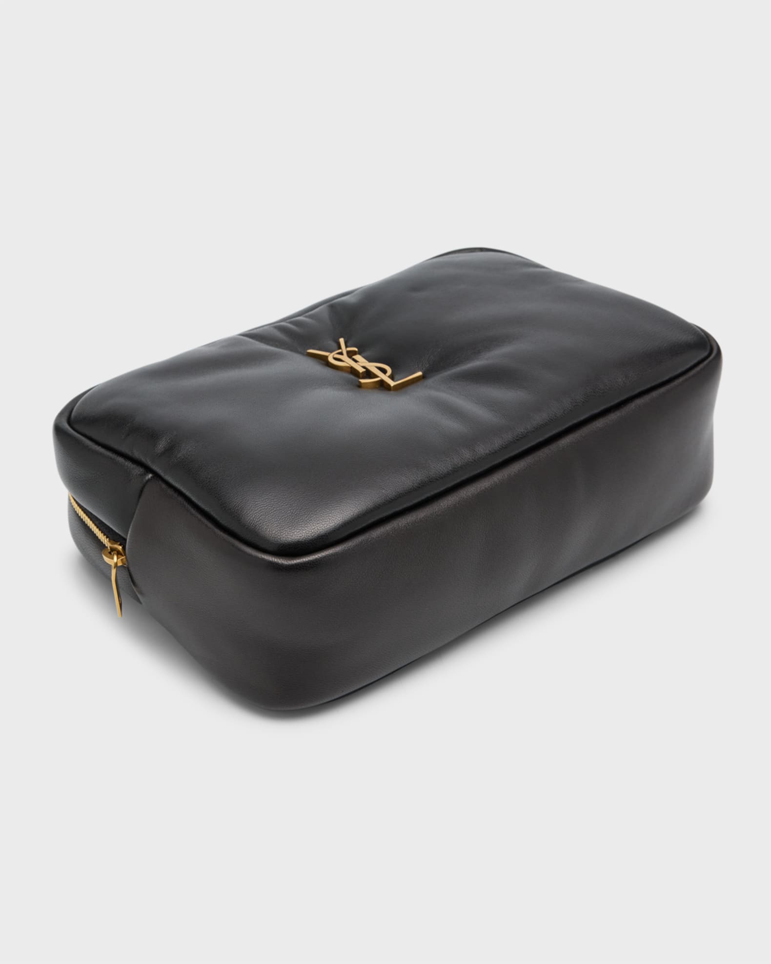 Cassandre Medium YSL Cosmetic Pouch in Smooth Padded Leather 1