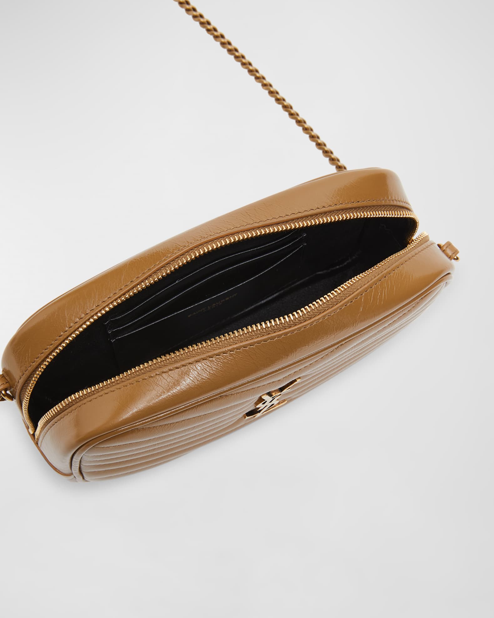 Mini lou pebbled leather camera bag saint laurent hotsell