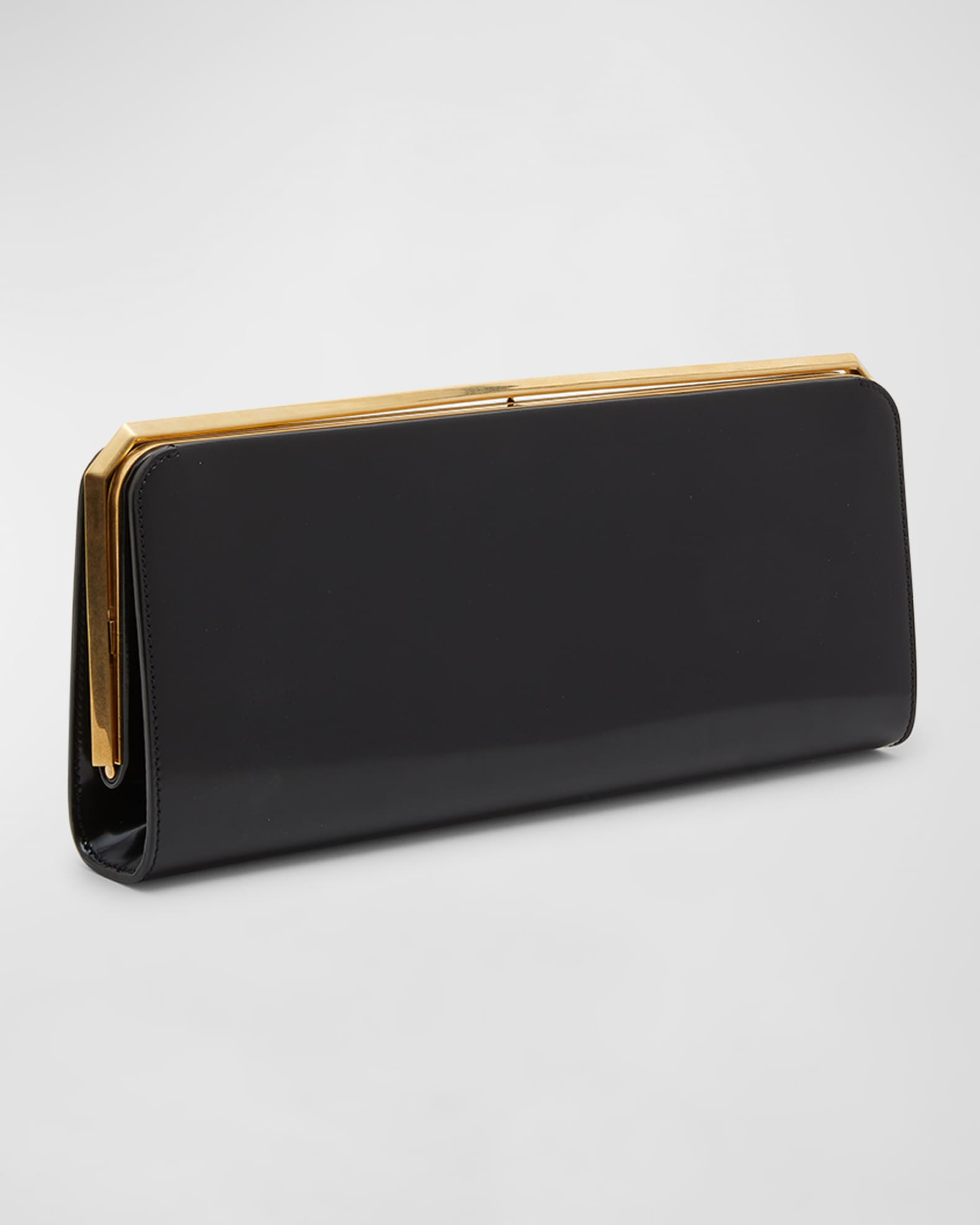 Designer Clutch Bags Online - Luxe Bridal Mother of Pearl Brass Clutch