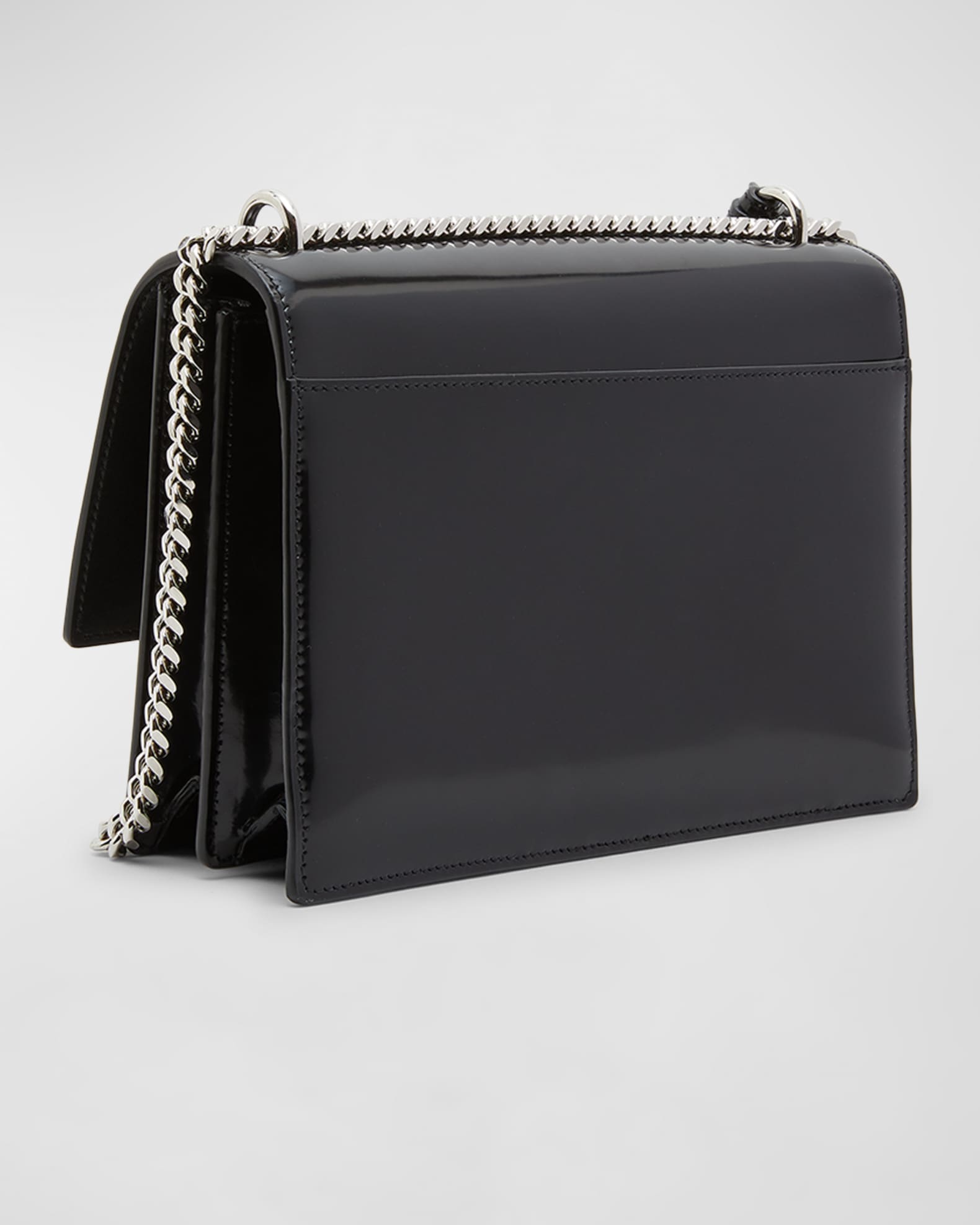 Saint Laurent Sunset Medium YSL Crossbody Bag in Patent