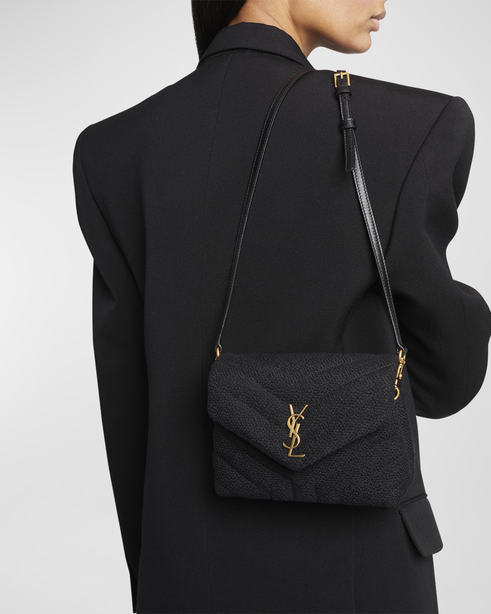 Saint laurent monogram ysl loulou quilted shoulder bag cheap