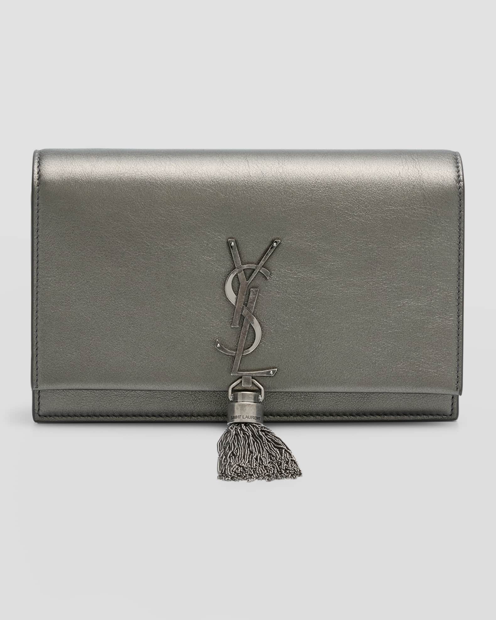 Saint Laurent Kate Mini Tassel YSL Wallet on Chain in Smooth Leather