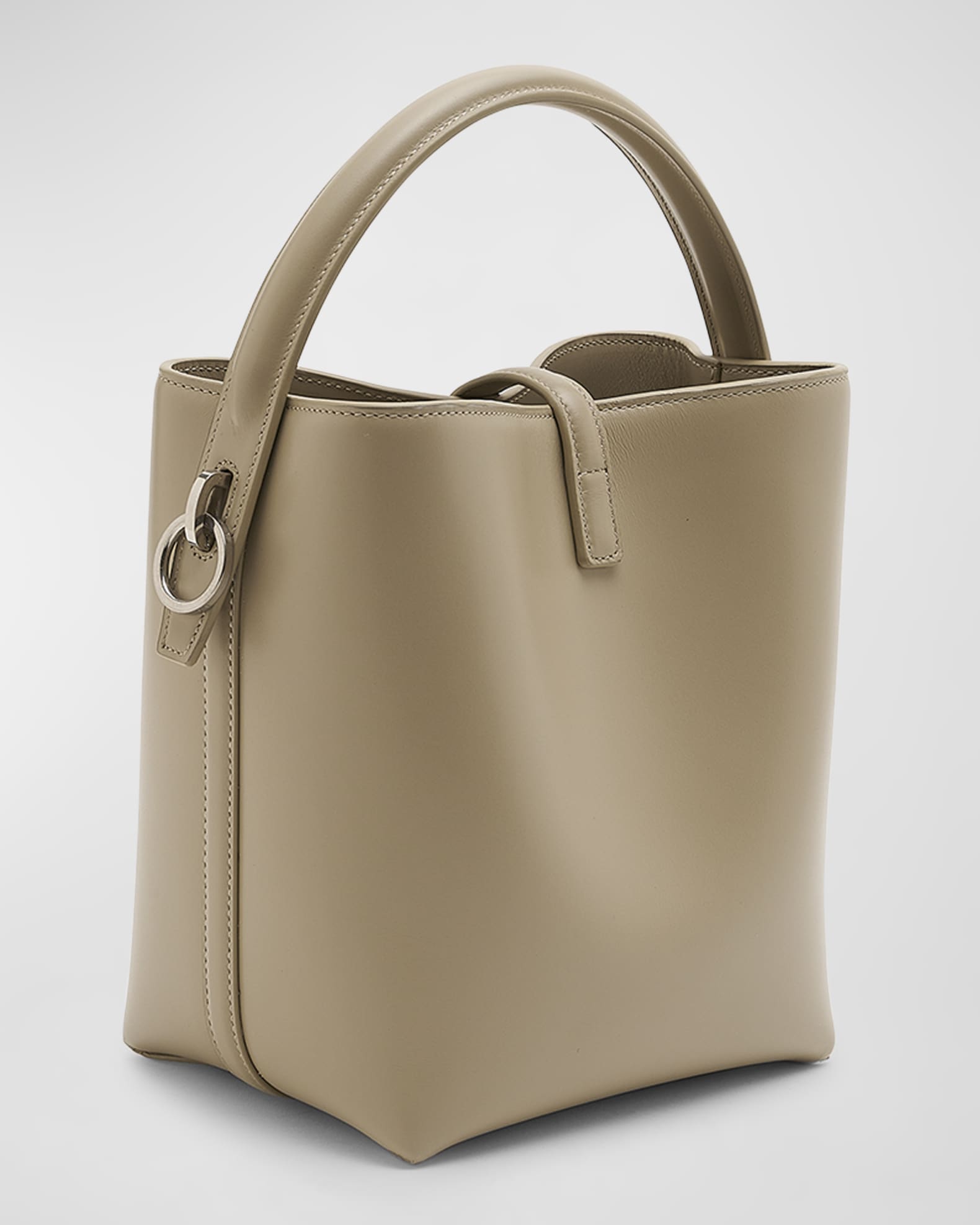 Saint Laurent Le 37 Small Leather Bucket Bag | Neiman Marcus
