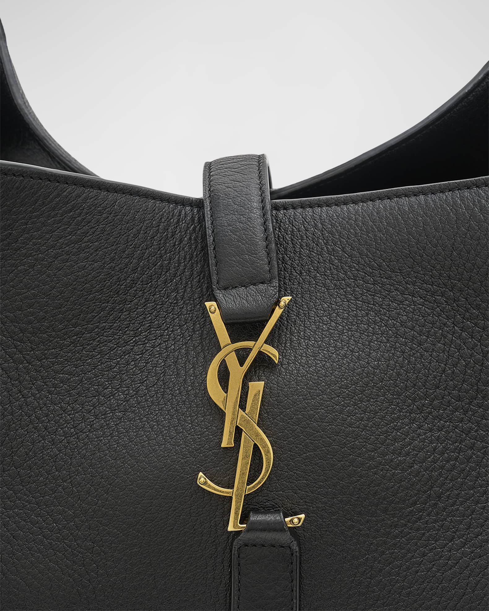 Saint Laurent Bea Cabas YSL Tote Bag in Supple Leather