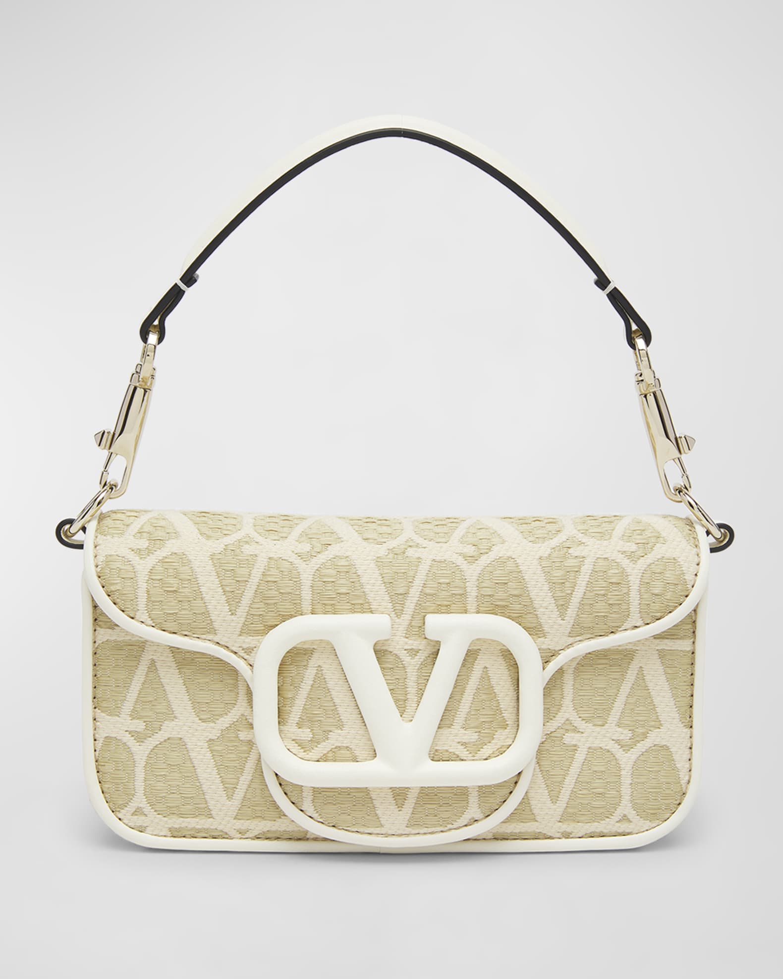 Valentino Garavani Iconographe Loco Canvas Hobo Bag