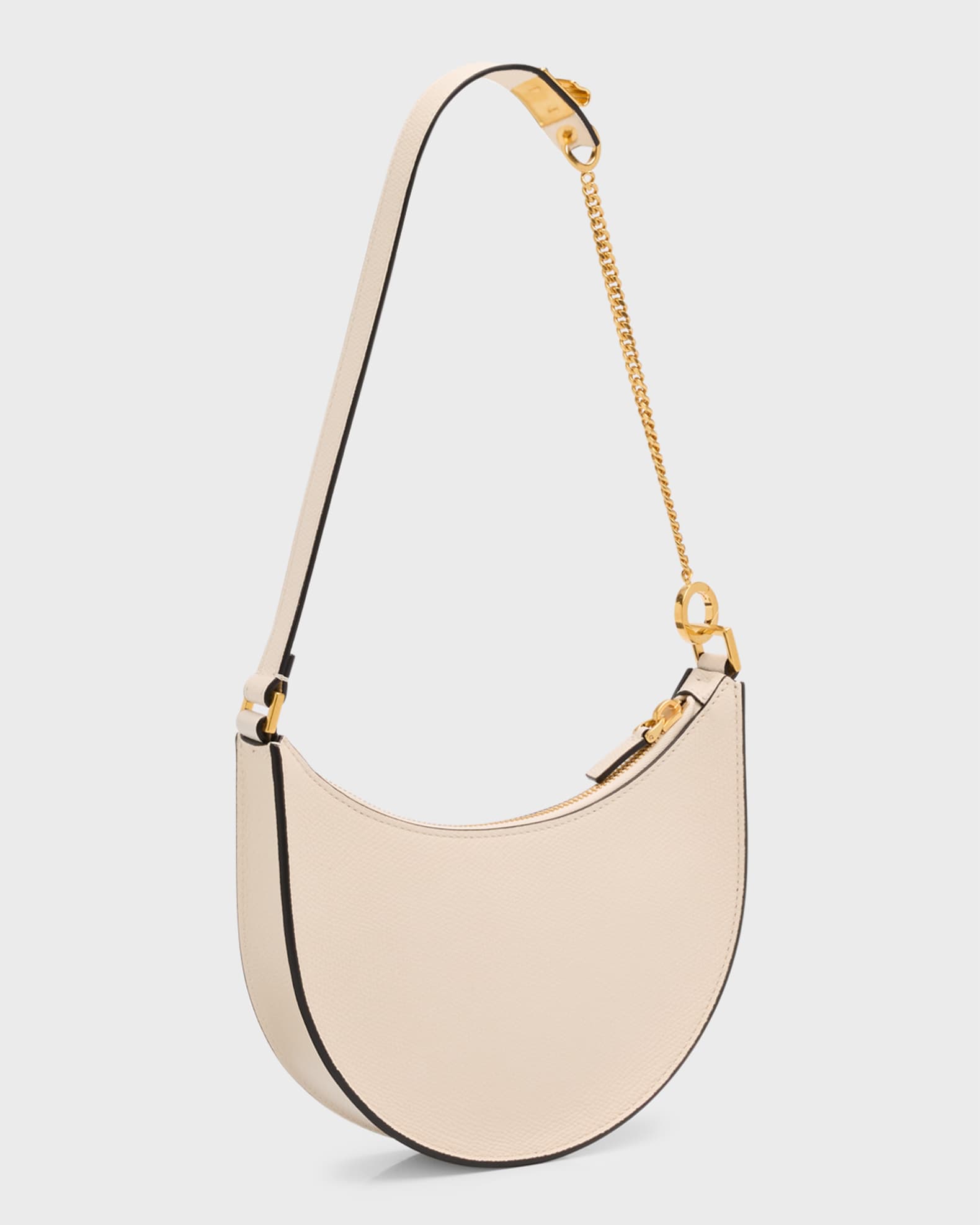 ショルダーバッグ・ポシェット Valentino Garavani Leather Small Go-Hobo Shoulder Bag Valentino Garavani Go Hobo Leather tote-bag | Black | FARFETCH