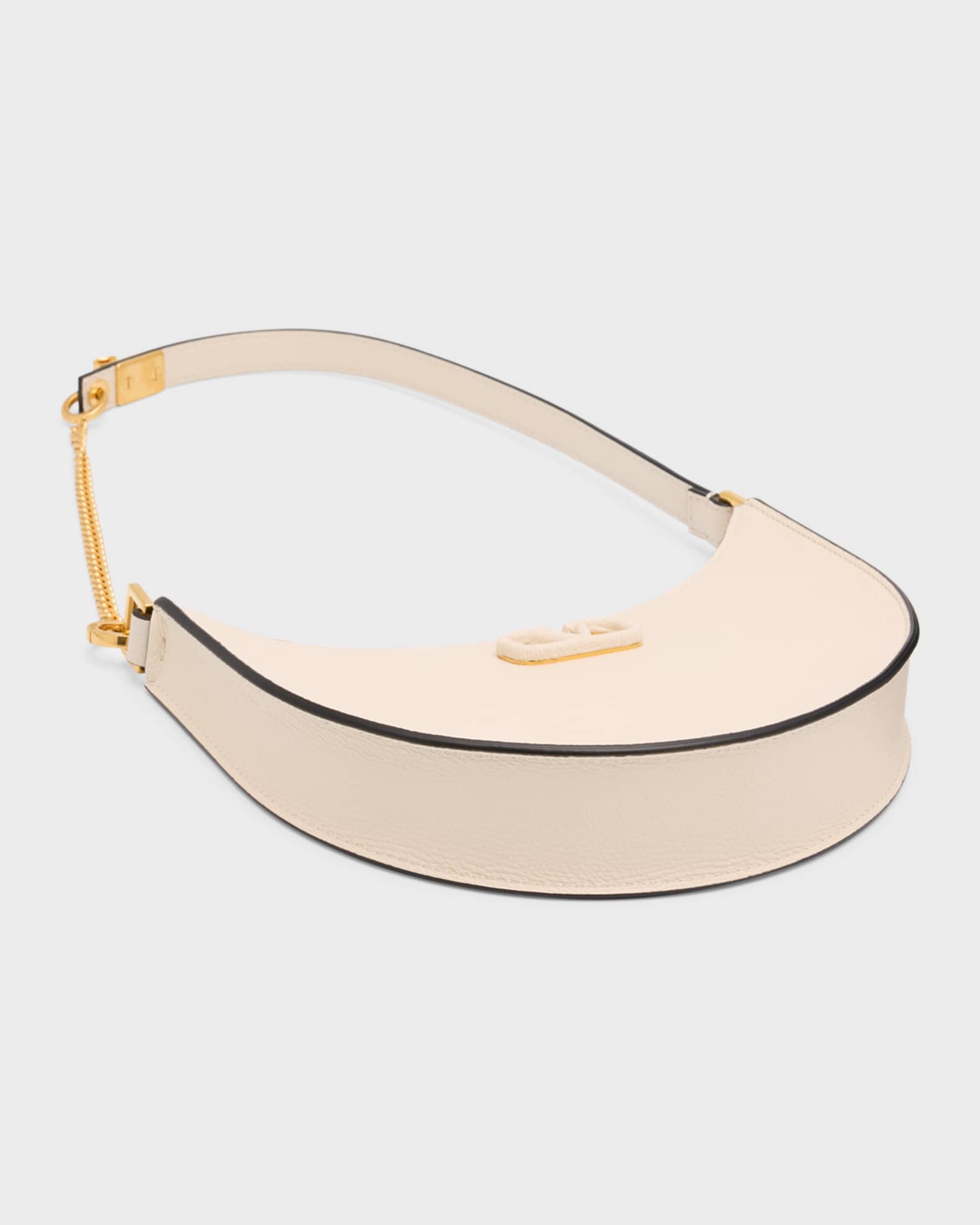 Valentino Garavani VLOGO Mini Leather Hobo Shoulder Bag