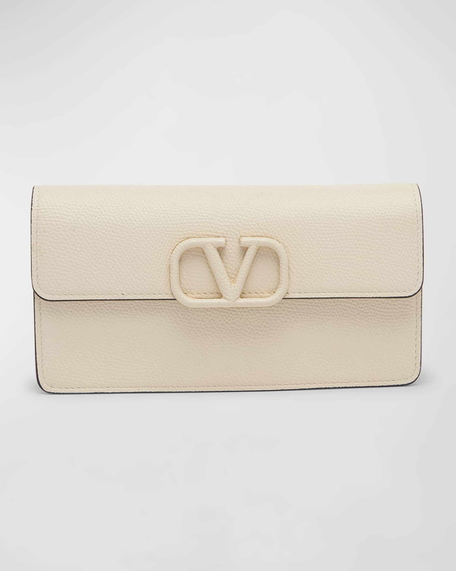 VLOGO Flap Leather Wallet on Chain 0