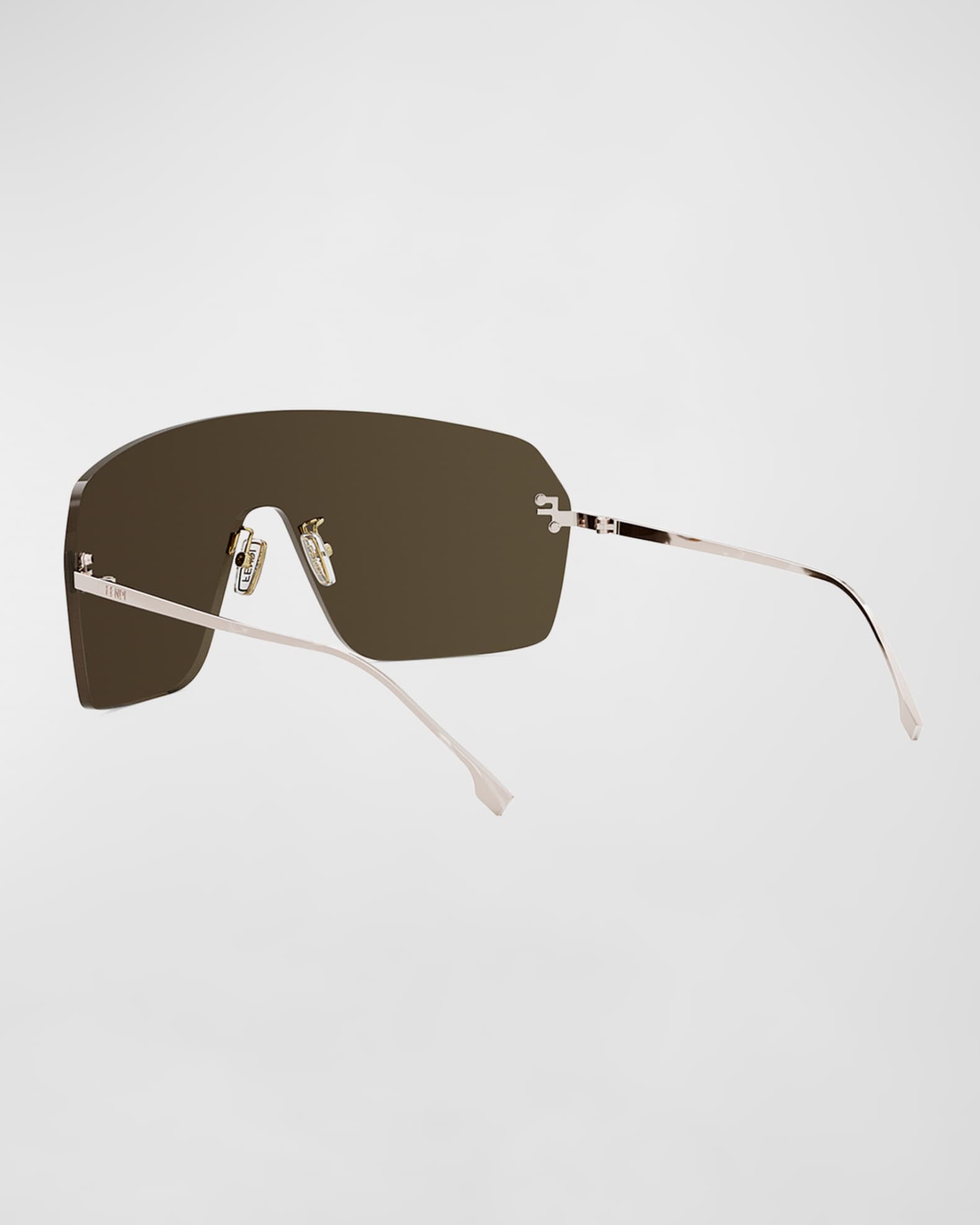 Fendi Men's First Metal Shield Sunglasses