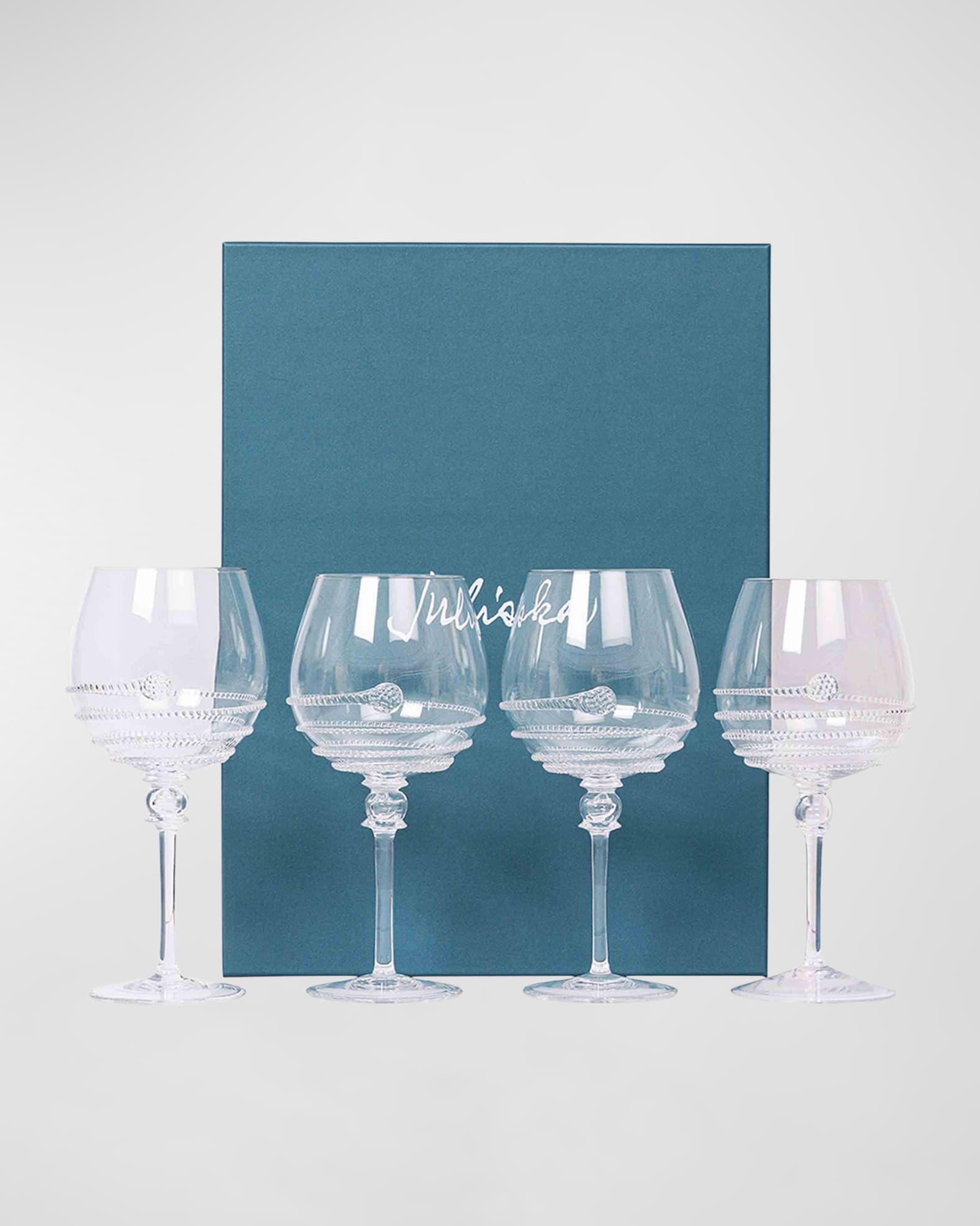 Juliska Amalia Full Body Red Wine Glasses, Set of 4 Neiman Marcus
