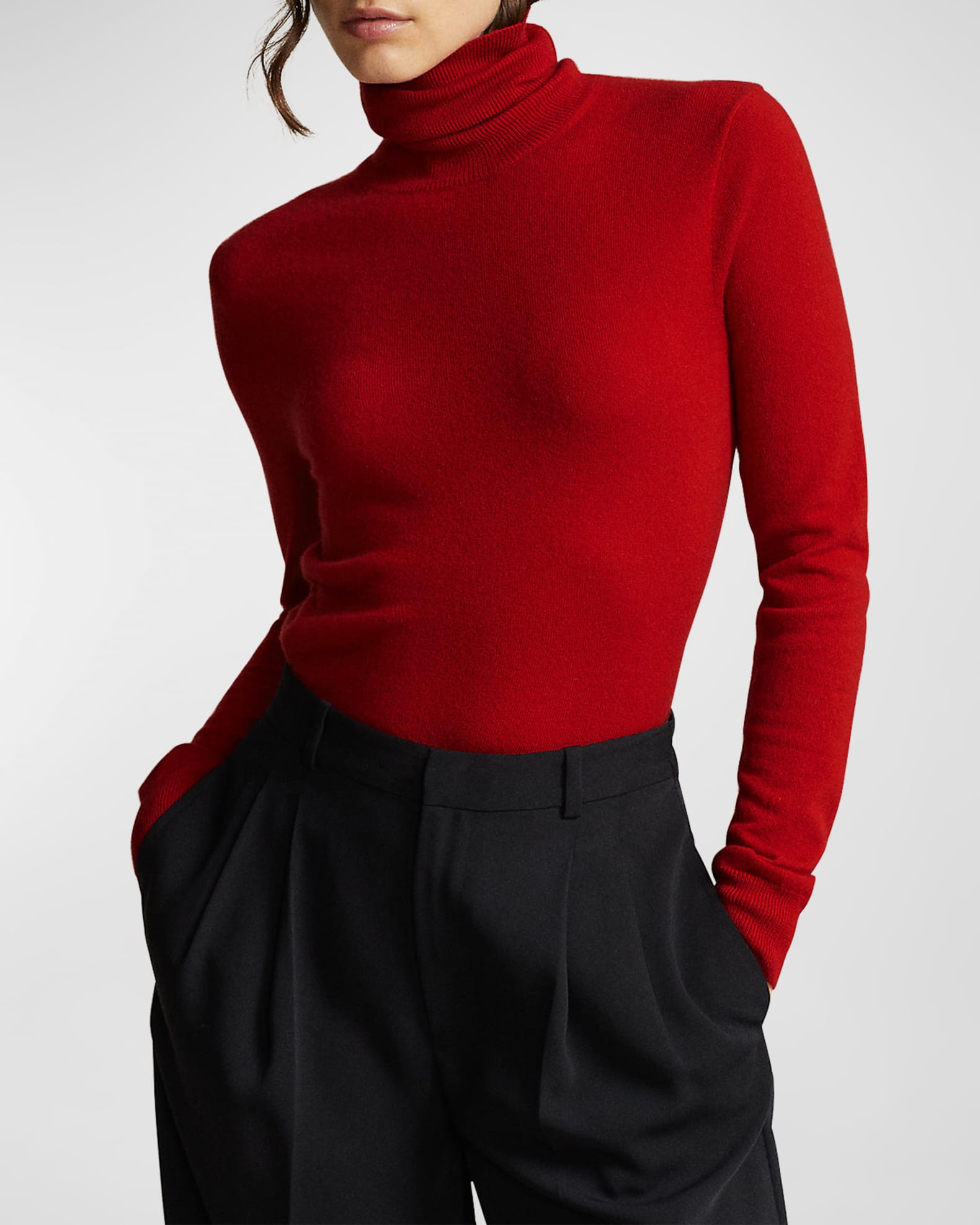 POLO RALPH LAUREN Womens Sweater 2X High Neck Wool Cashmere Mix Knit Red  Top NWT $99.99 - PicClick