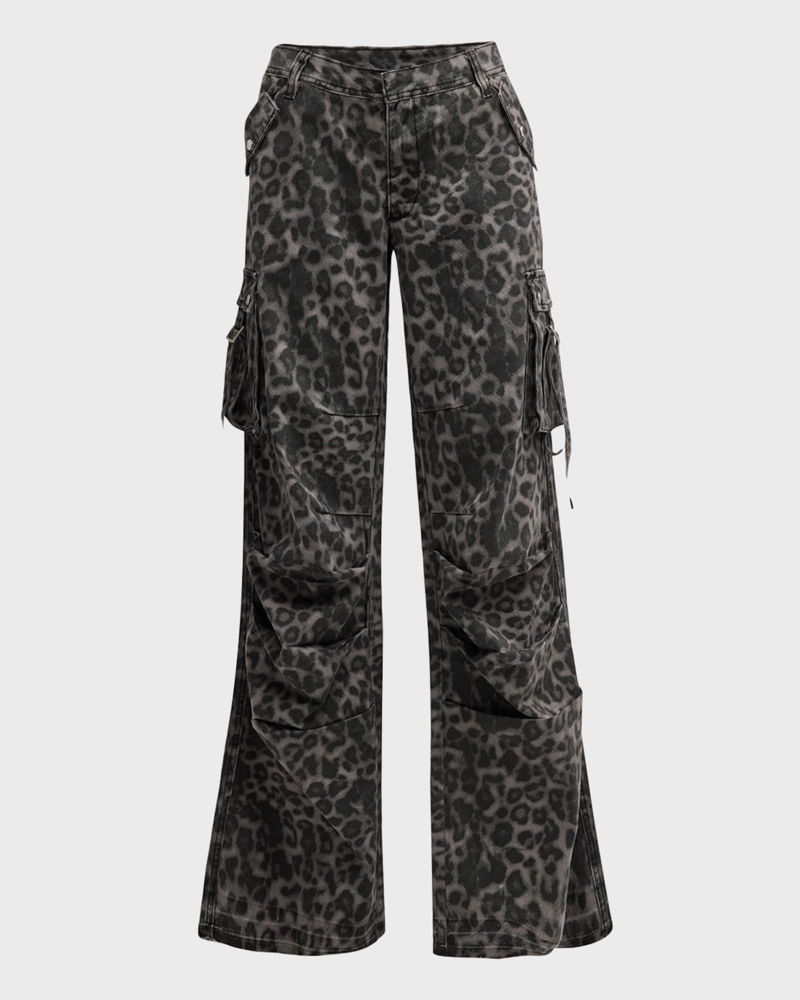 ETRO leopard-print Cargo Trousers - Farfetch