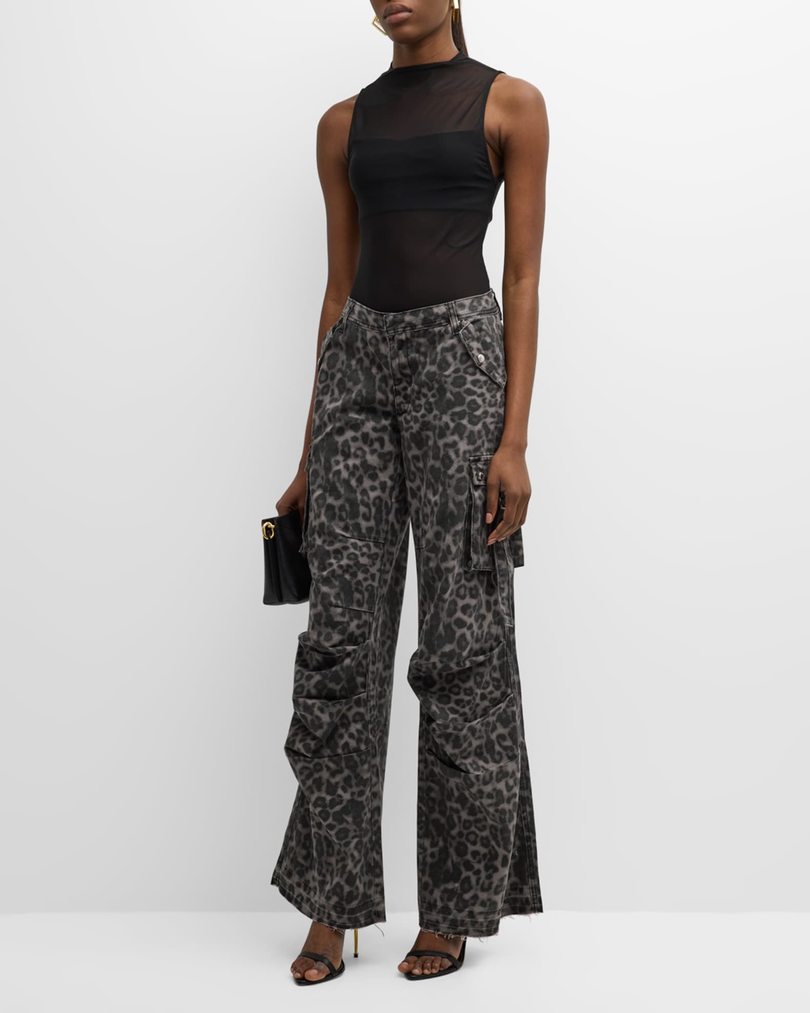 SER.O.YA Jane Cheetah Cargo Pants | Neiman Marcus