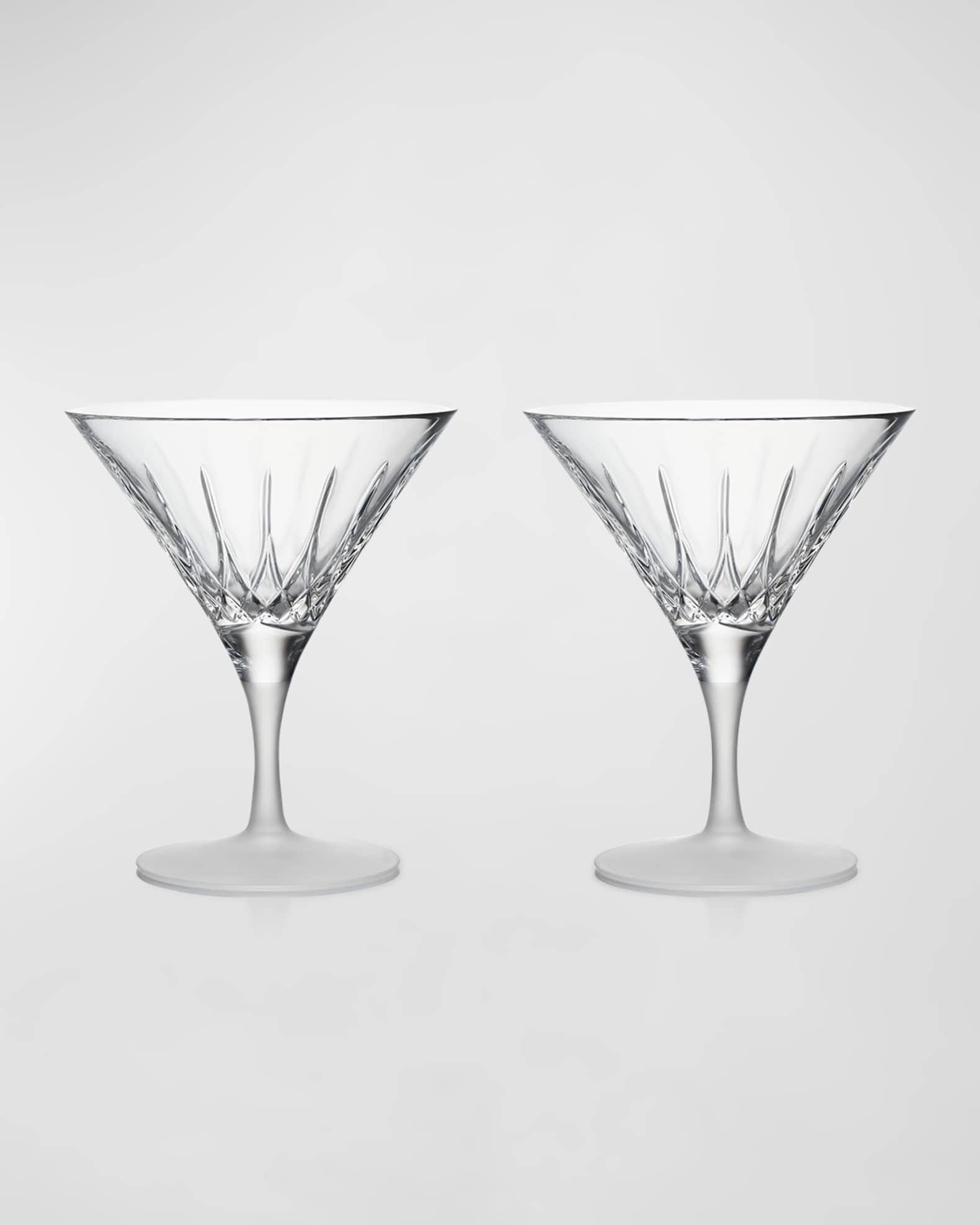 Waterford Crystal Lismore Arcus Martini Glasses, Set of 2