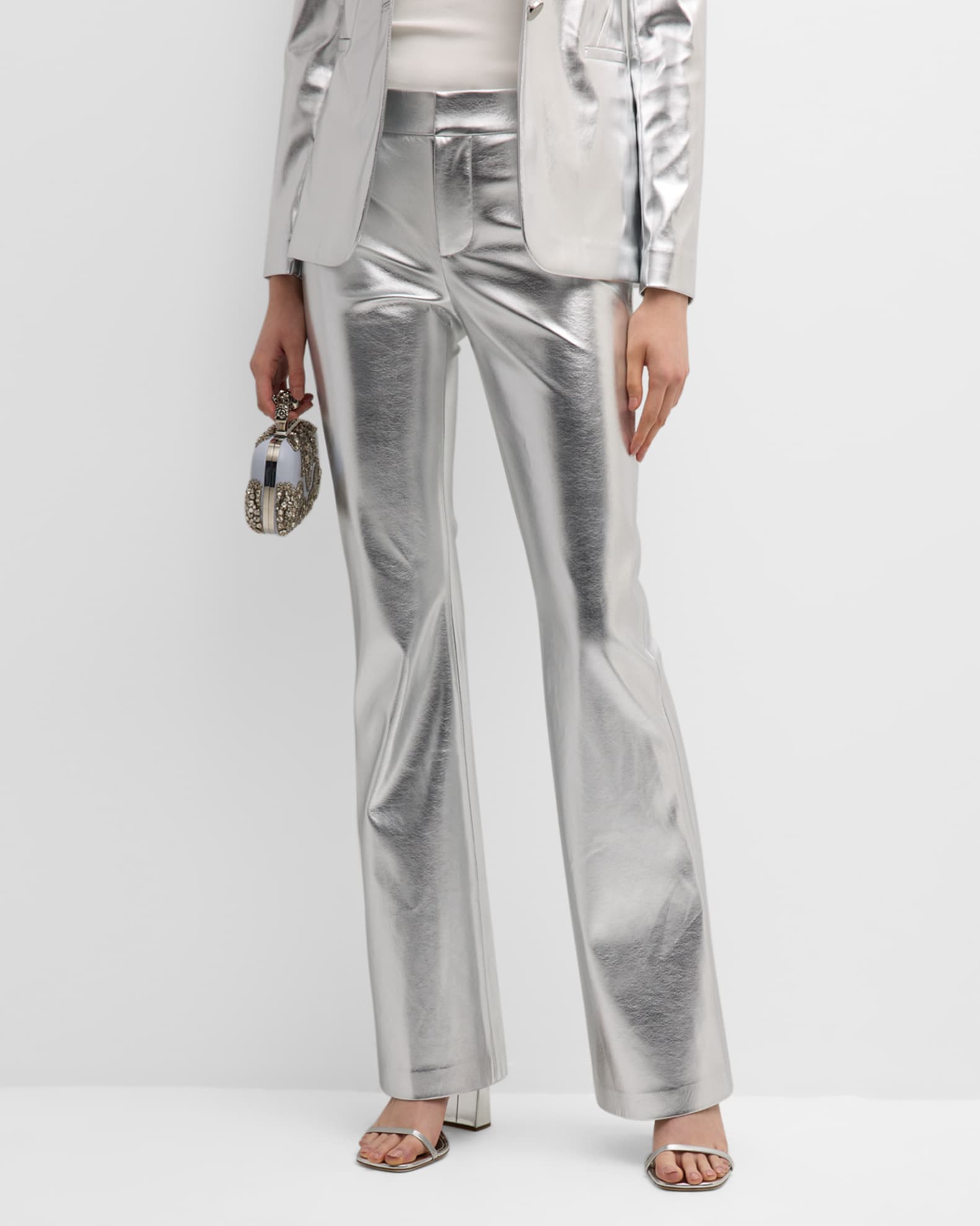 Alice olivia leather pants new arrivals