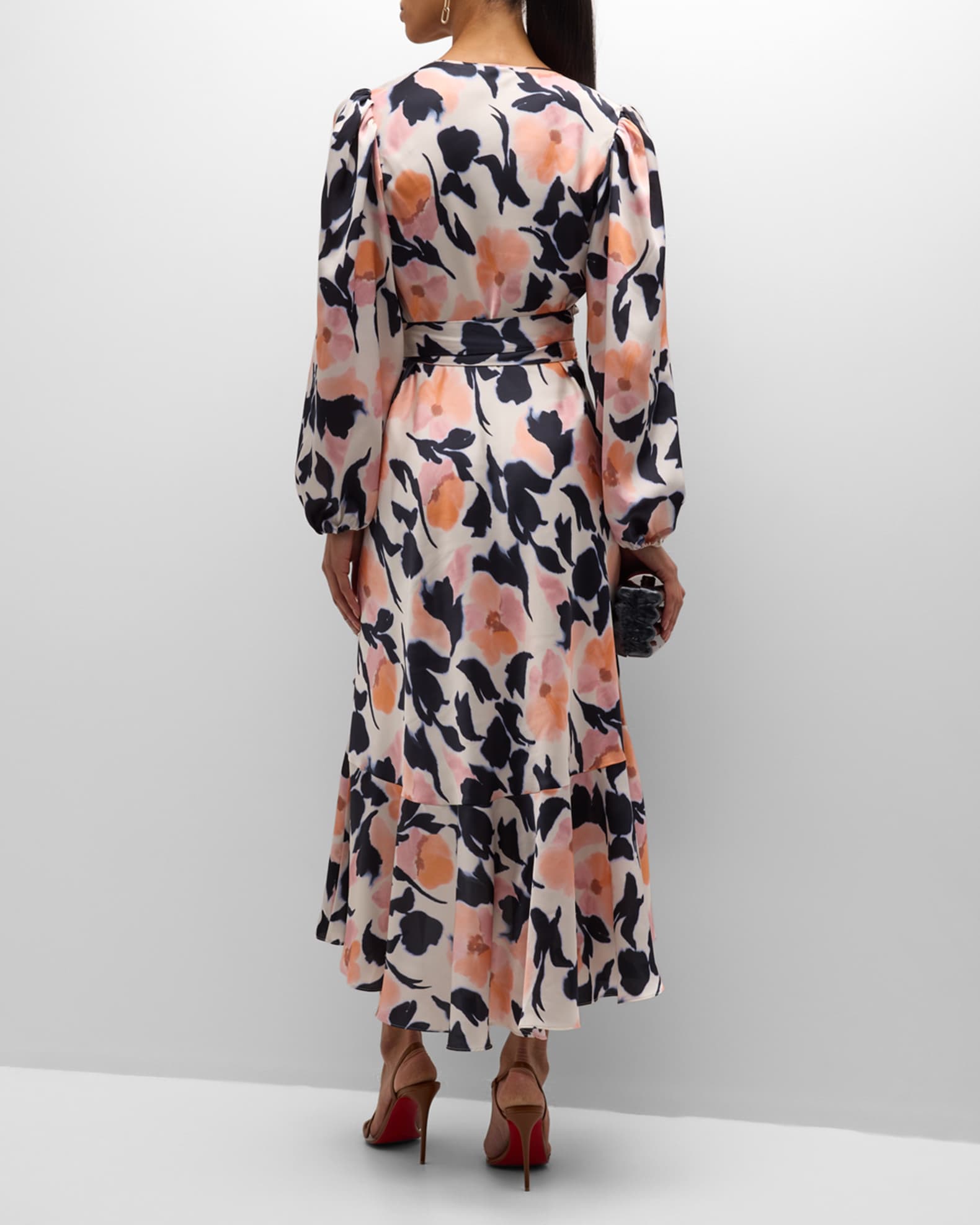 Tanya Taylor
 Bria Flutter-Sleeve Midi-Dress