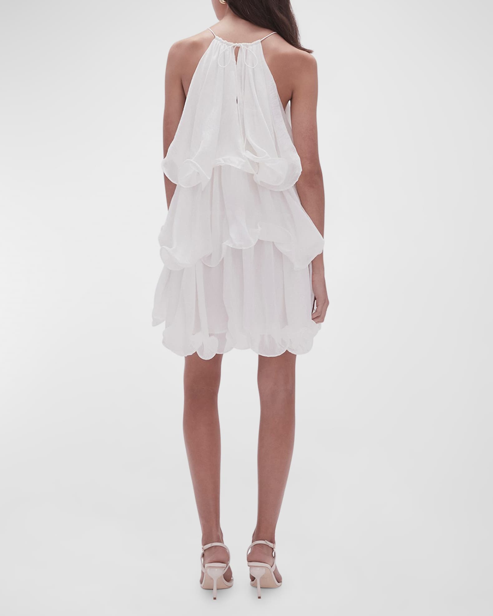 INFANTS FRILL HEM TIERED DRESS LOVE ON THE WING main image 1