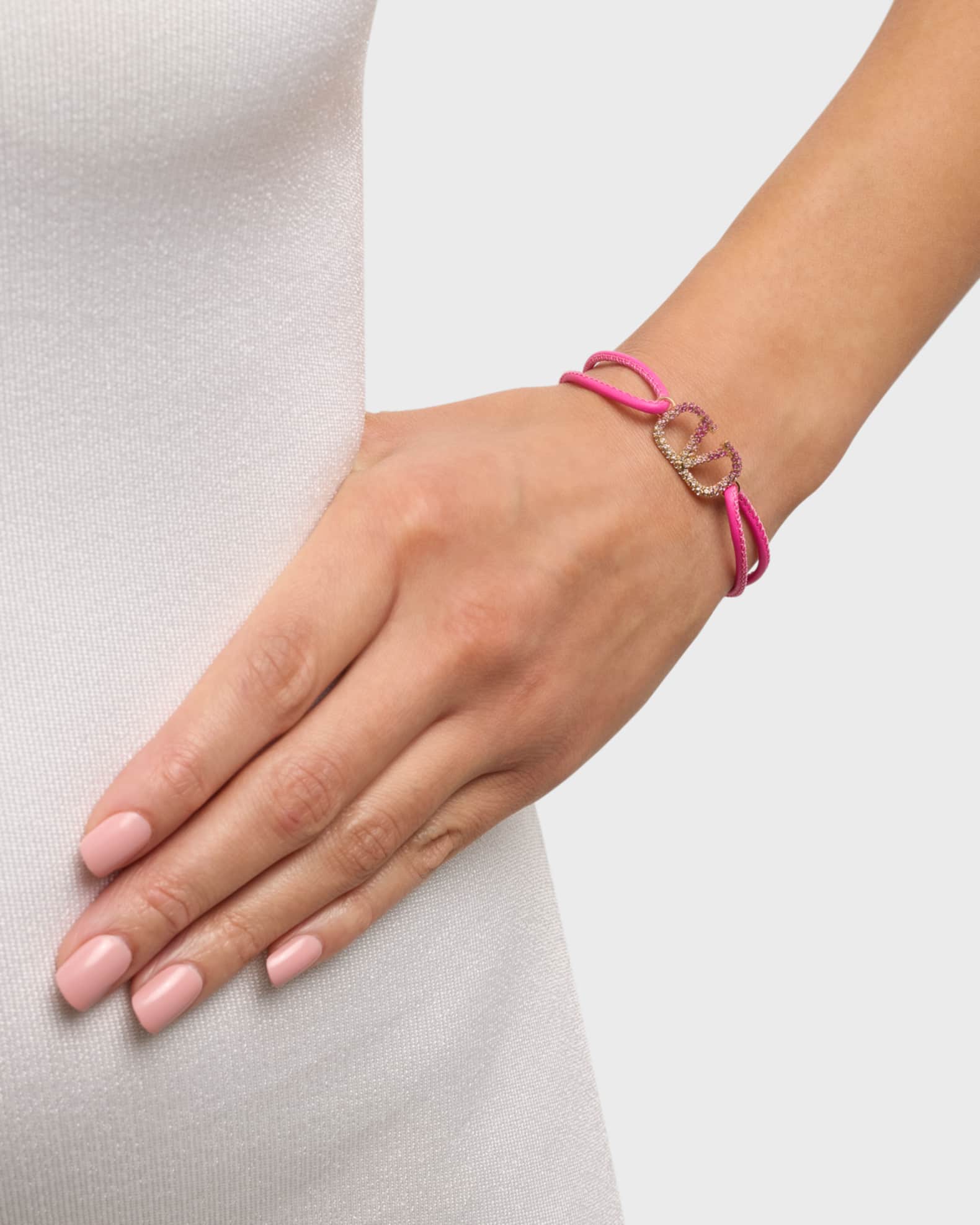 Valentino bracelet pink discount