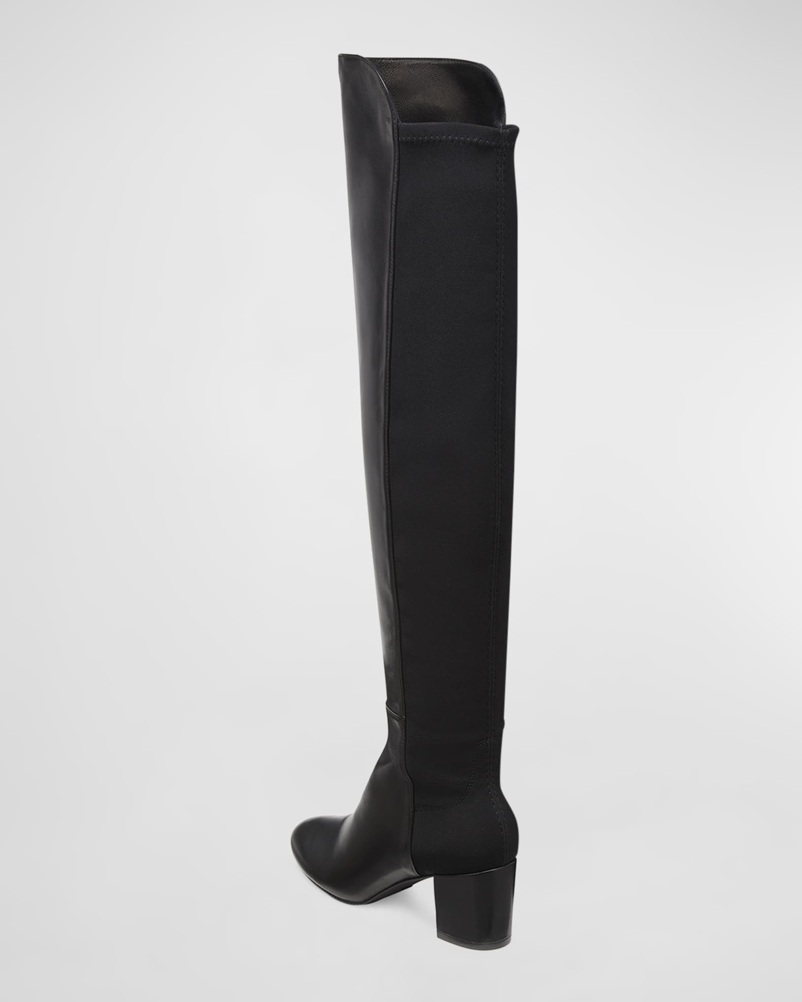 Stuart Weitzman 5050 Yuliana Leather Over-The-Knee Boots | Neiman Marcus