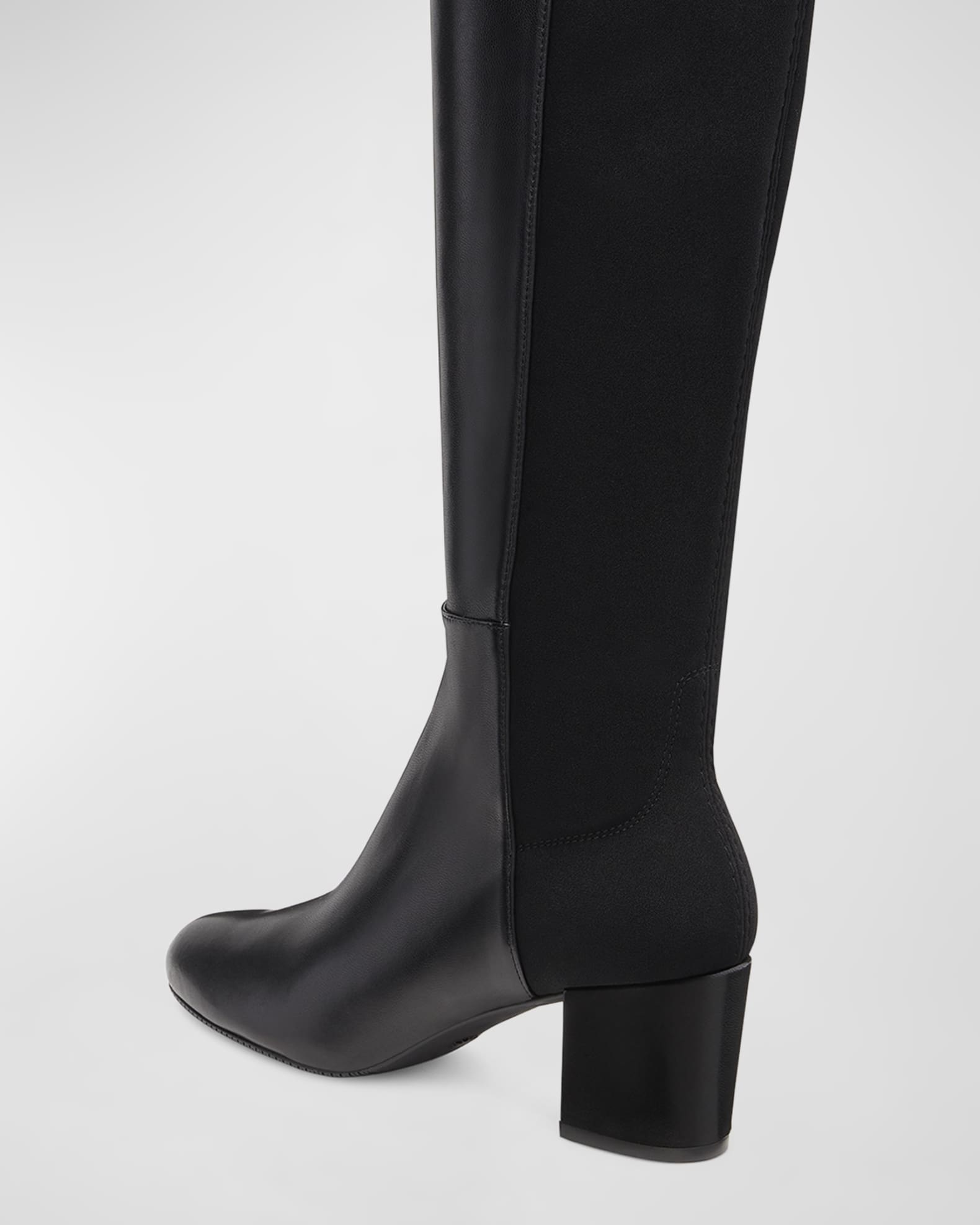 Stuart Weitzman 5050 Yuliana Leather Over-The-Knee Boots | Neiman Marcus
