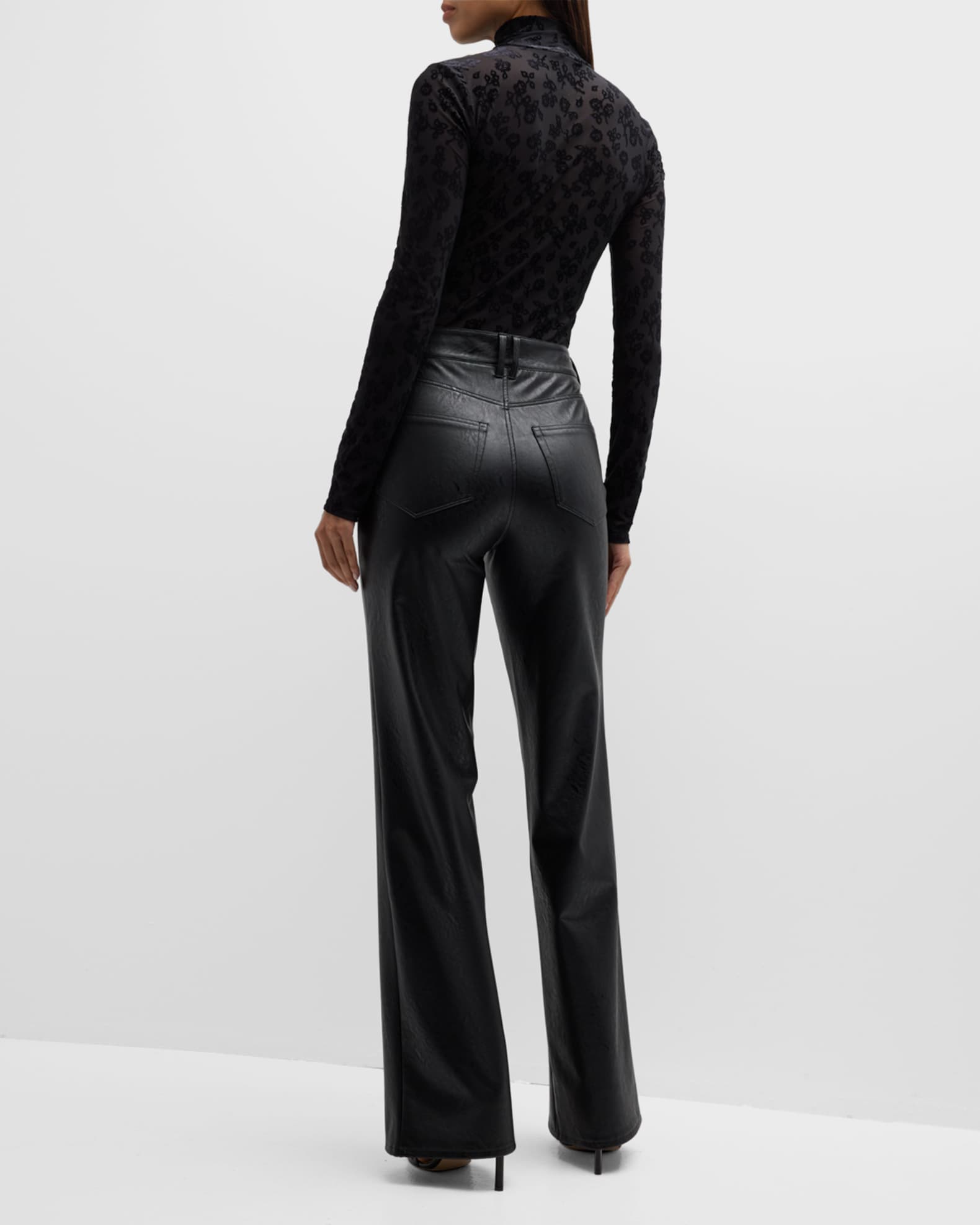 She's Going Places High Waisted Faux Leather Pants – MAELLEANDBLOOM