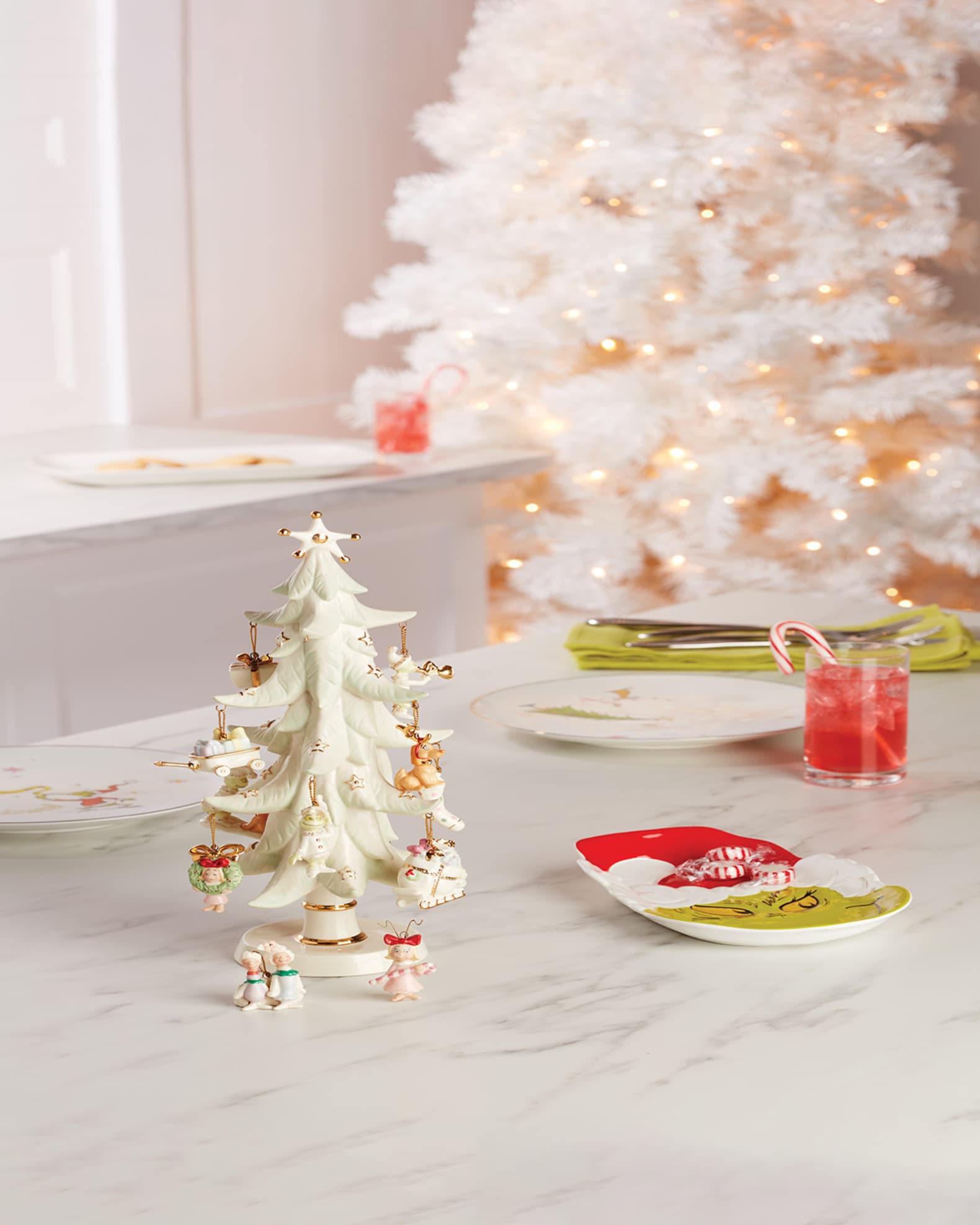 Lenox How The Grinch Stole Christmas 12Piece Ornament Tree Neiman Marcus